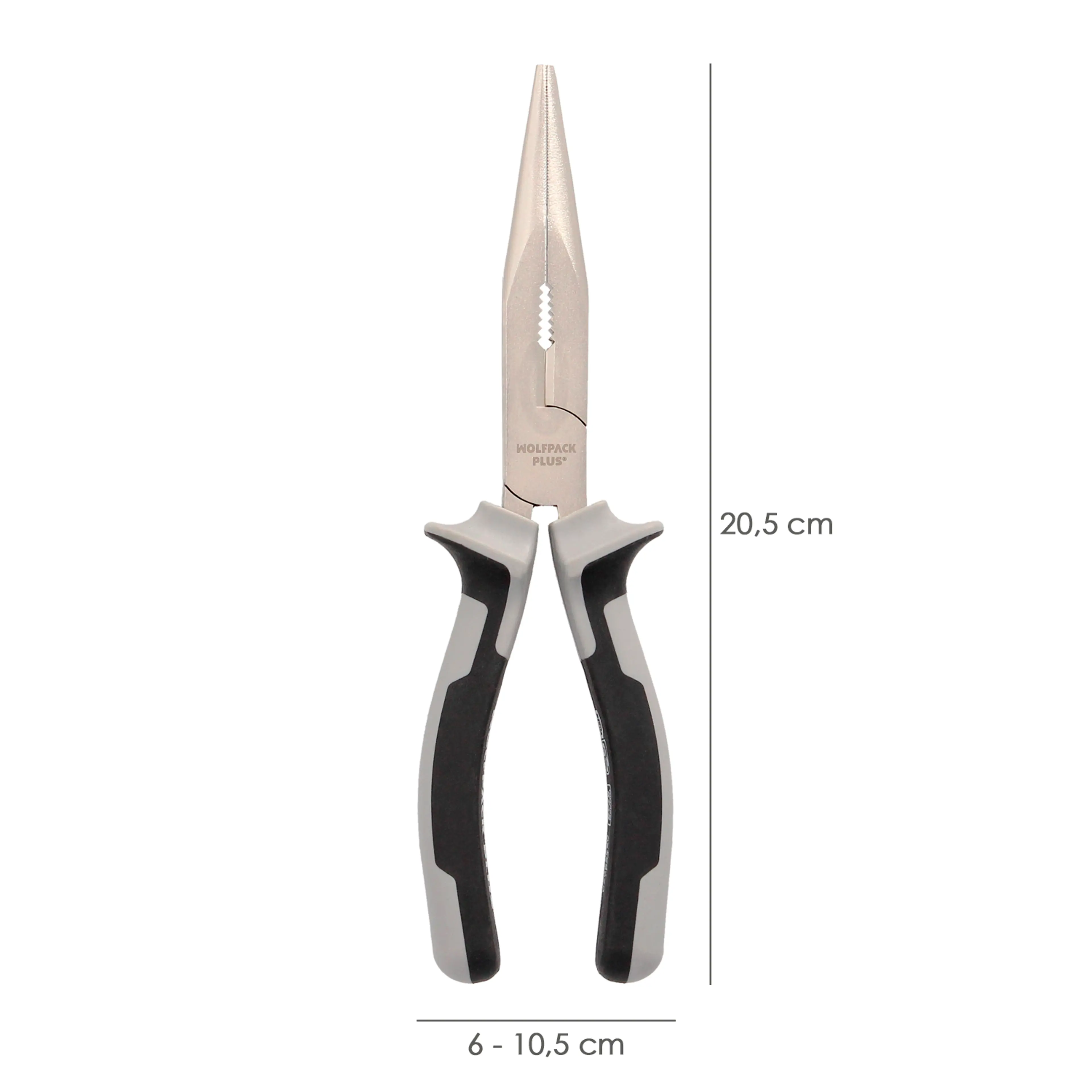 ALICATES BOCA RECTA 200 MM. ACERO C