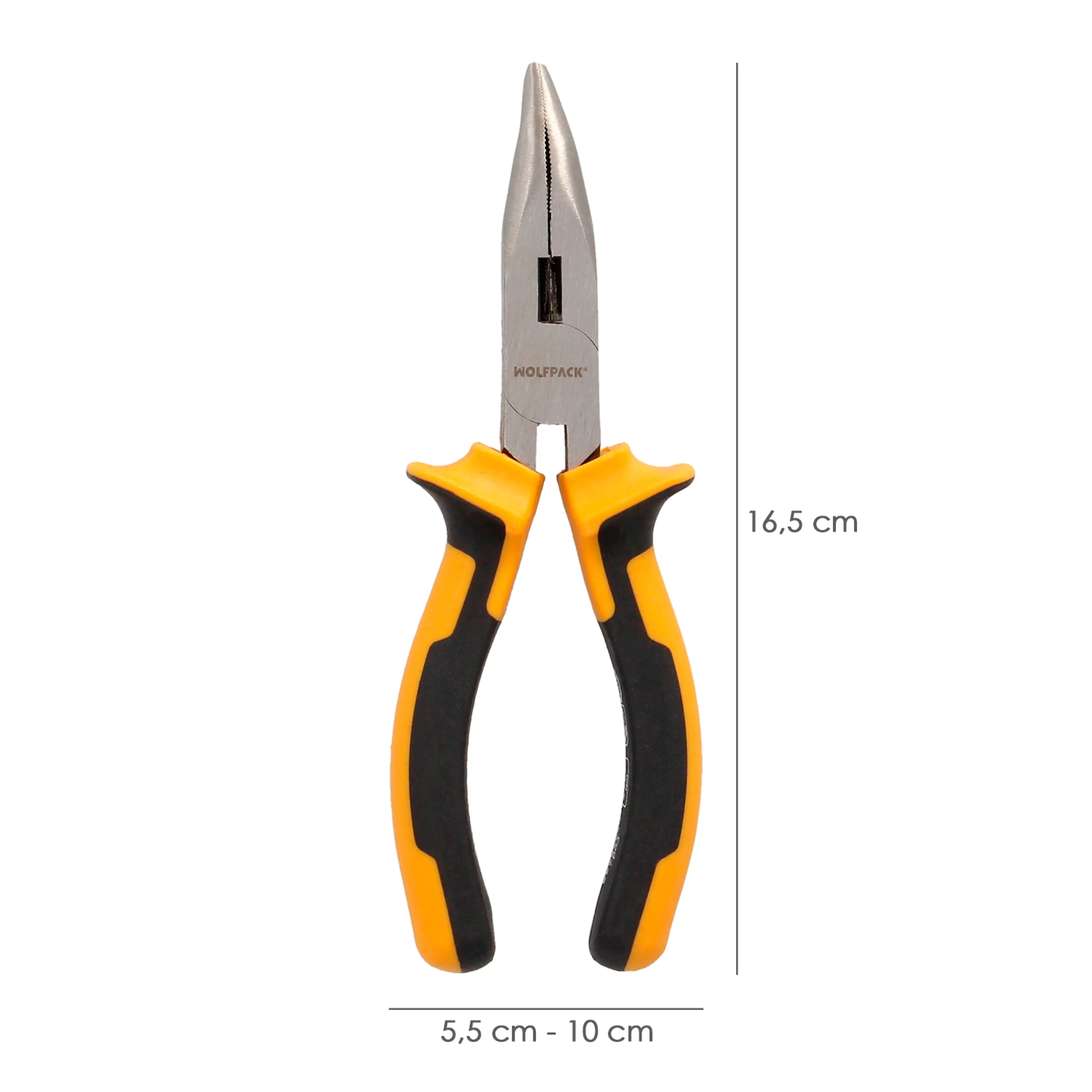 ALICATES BOCA CURVA 150 MM. ACERO D