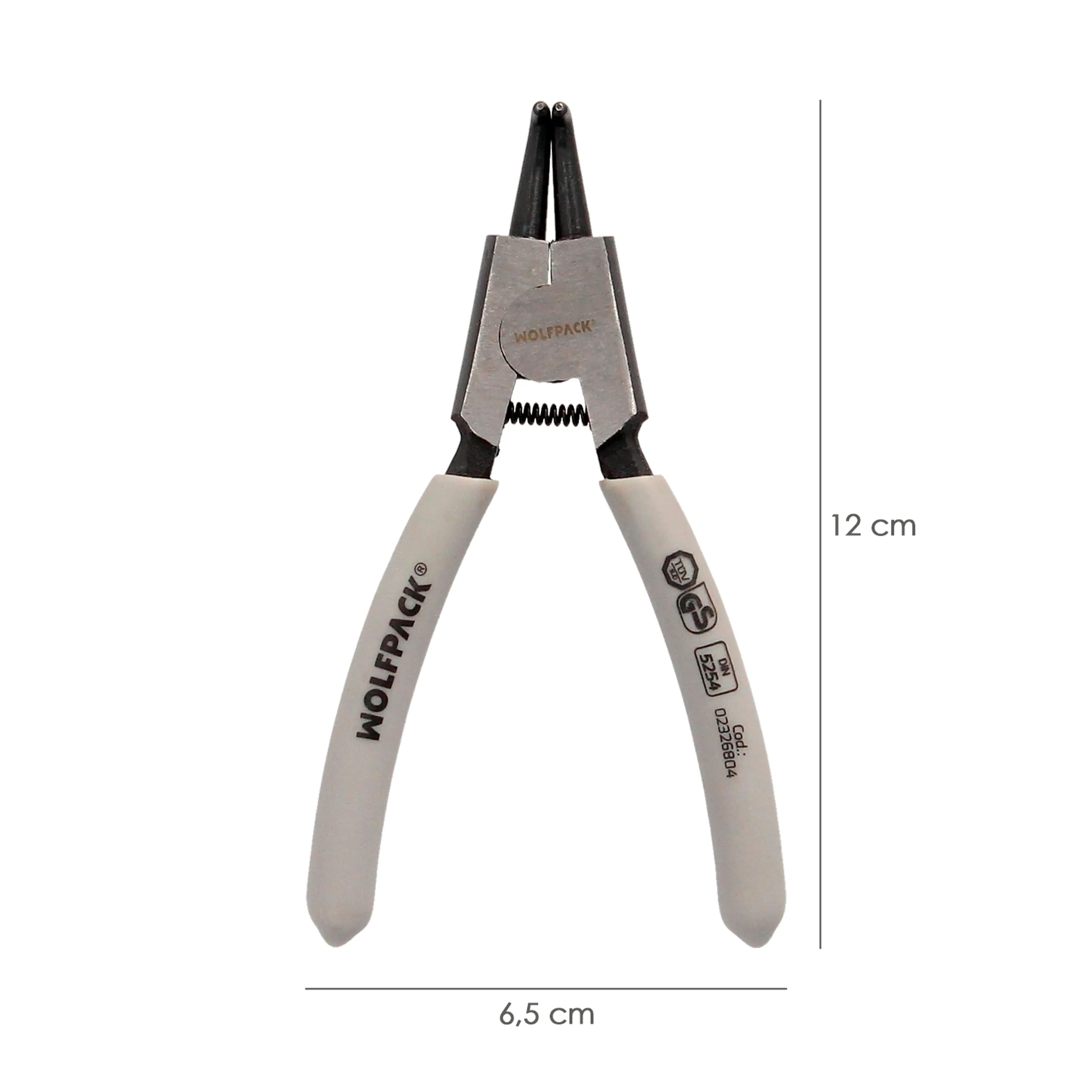 ALICATES ARANDELAS EXTERIORES CURVO