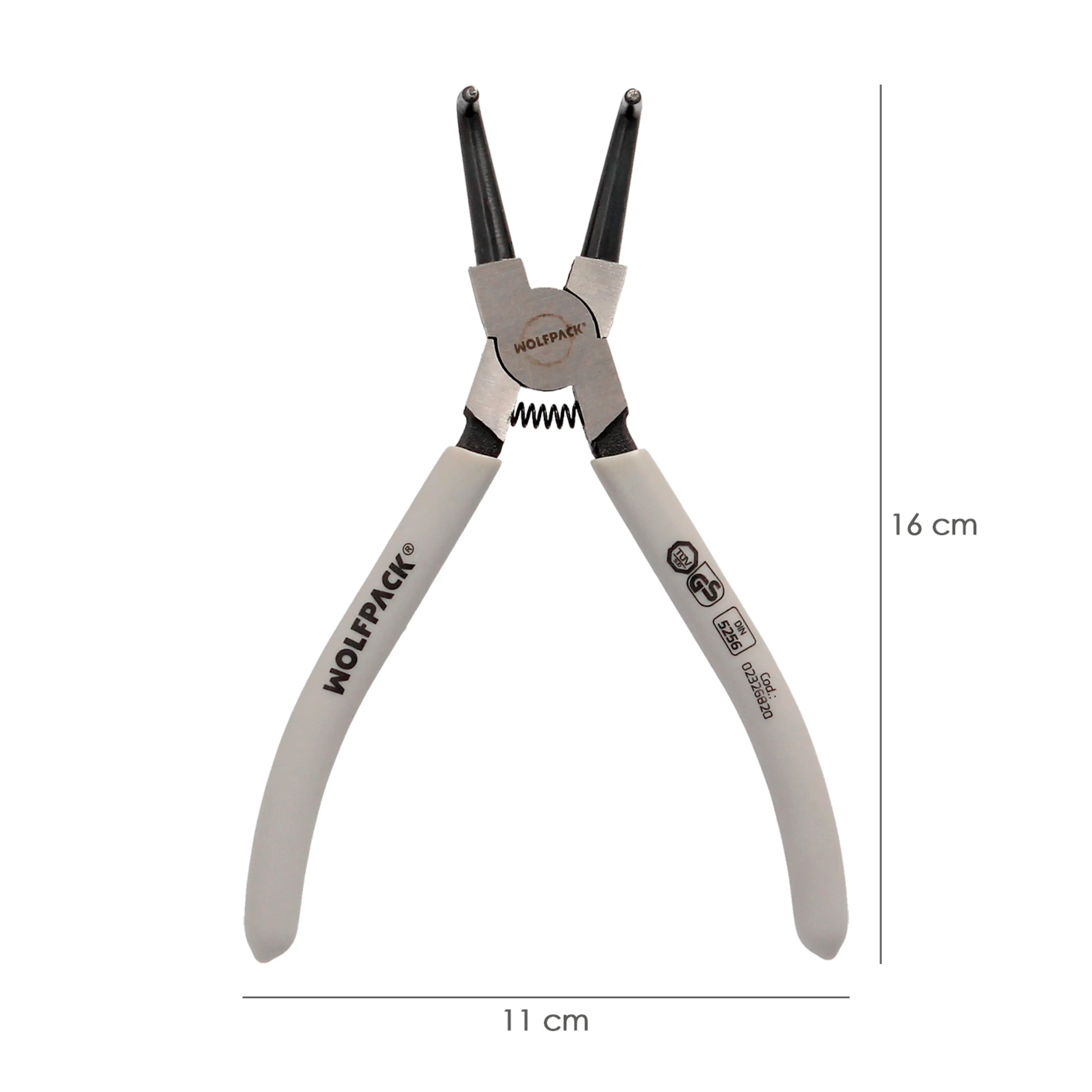 ALICATES ARANDELAS INTERIORES CURVO