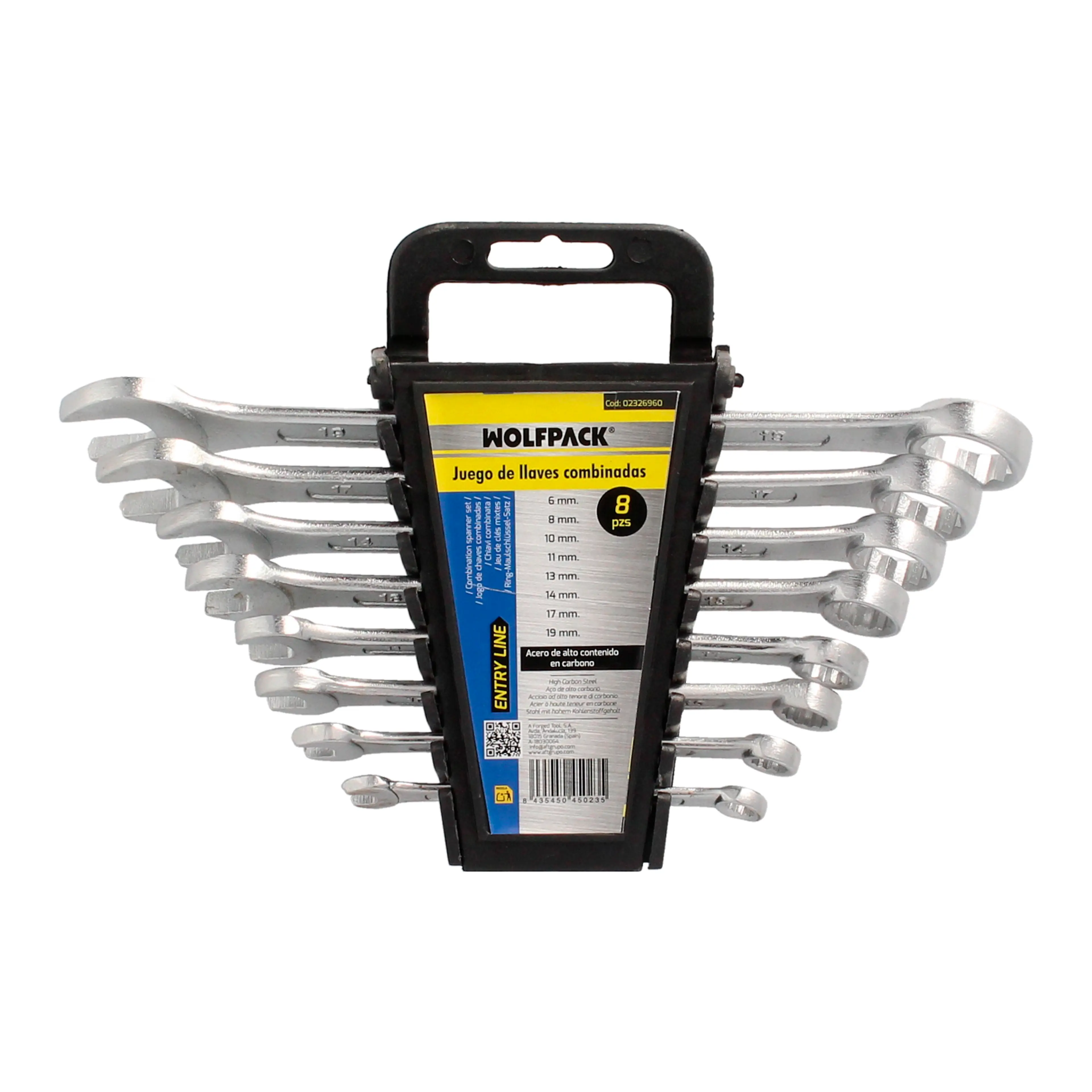 JUEGO LLAVES COMBINADAS WOLFPACK 8 