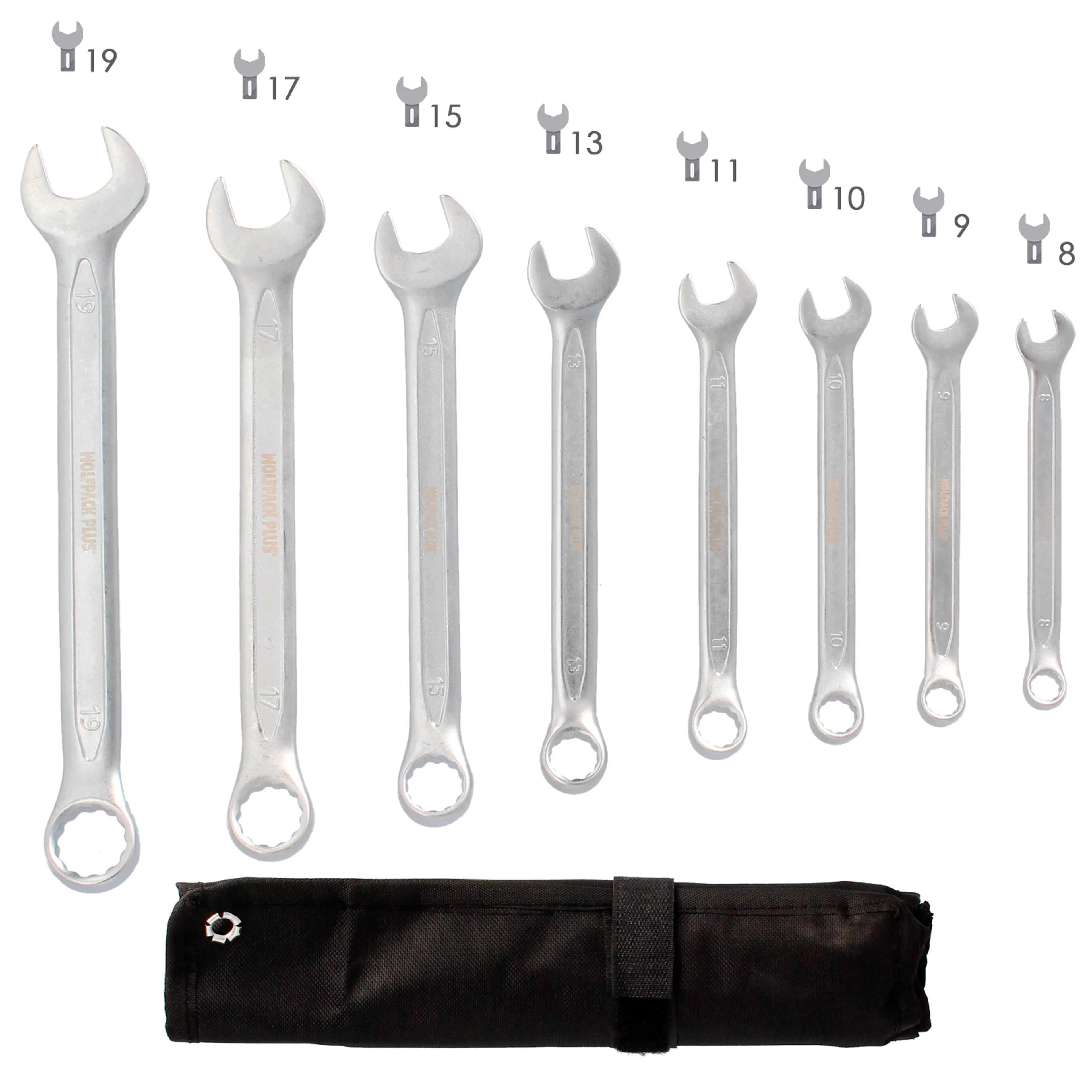 JUEGO LLAVES COMBINADAS WOLFPACK PL