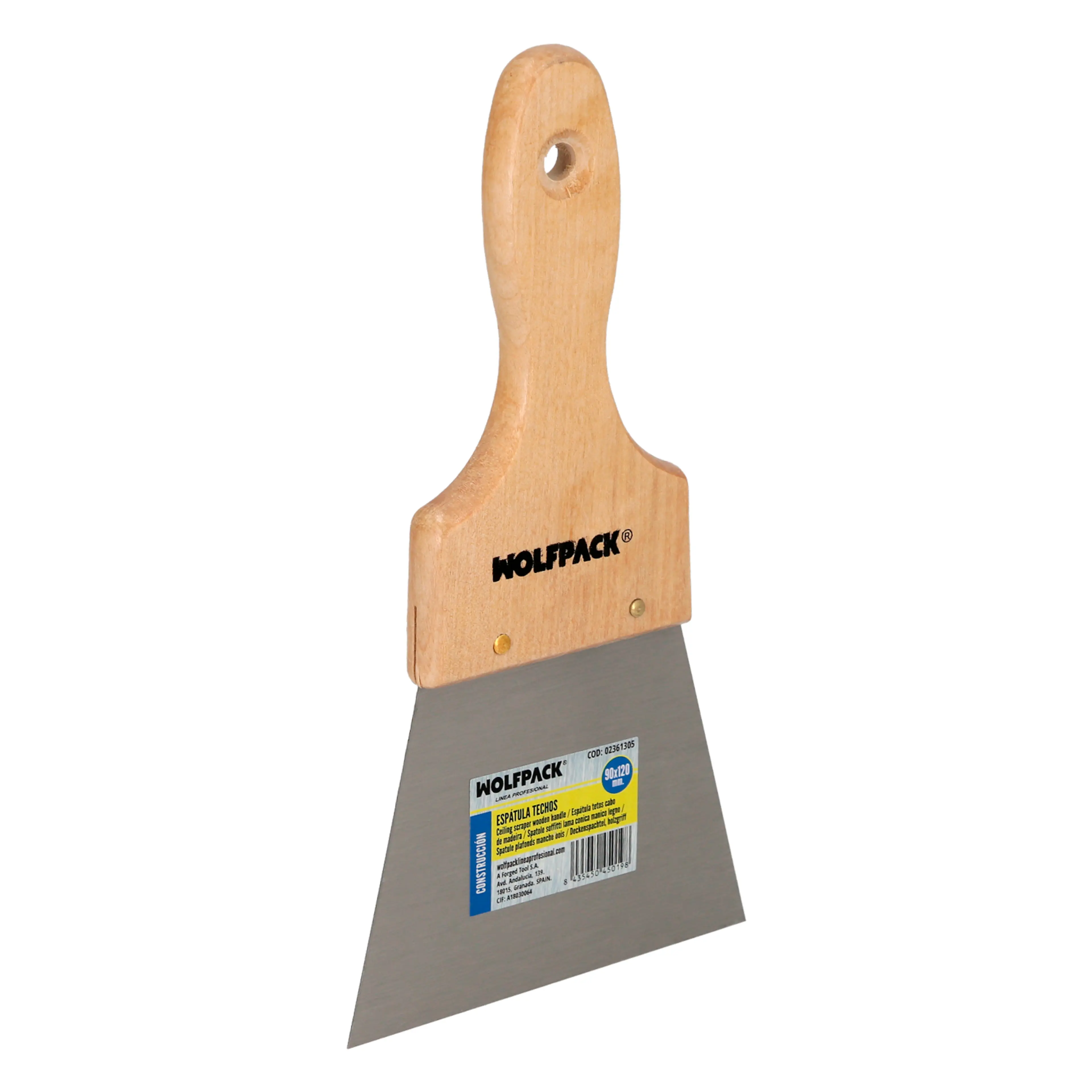 ESPATULA TECHOS HOJA 90X120 MM.
