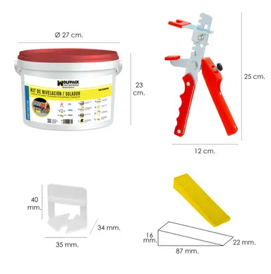 KIT NIVELADOR SOLADOR (PISTOLA, CAL