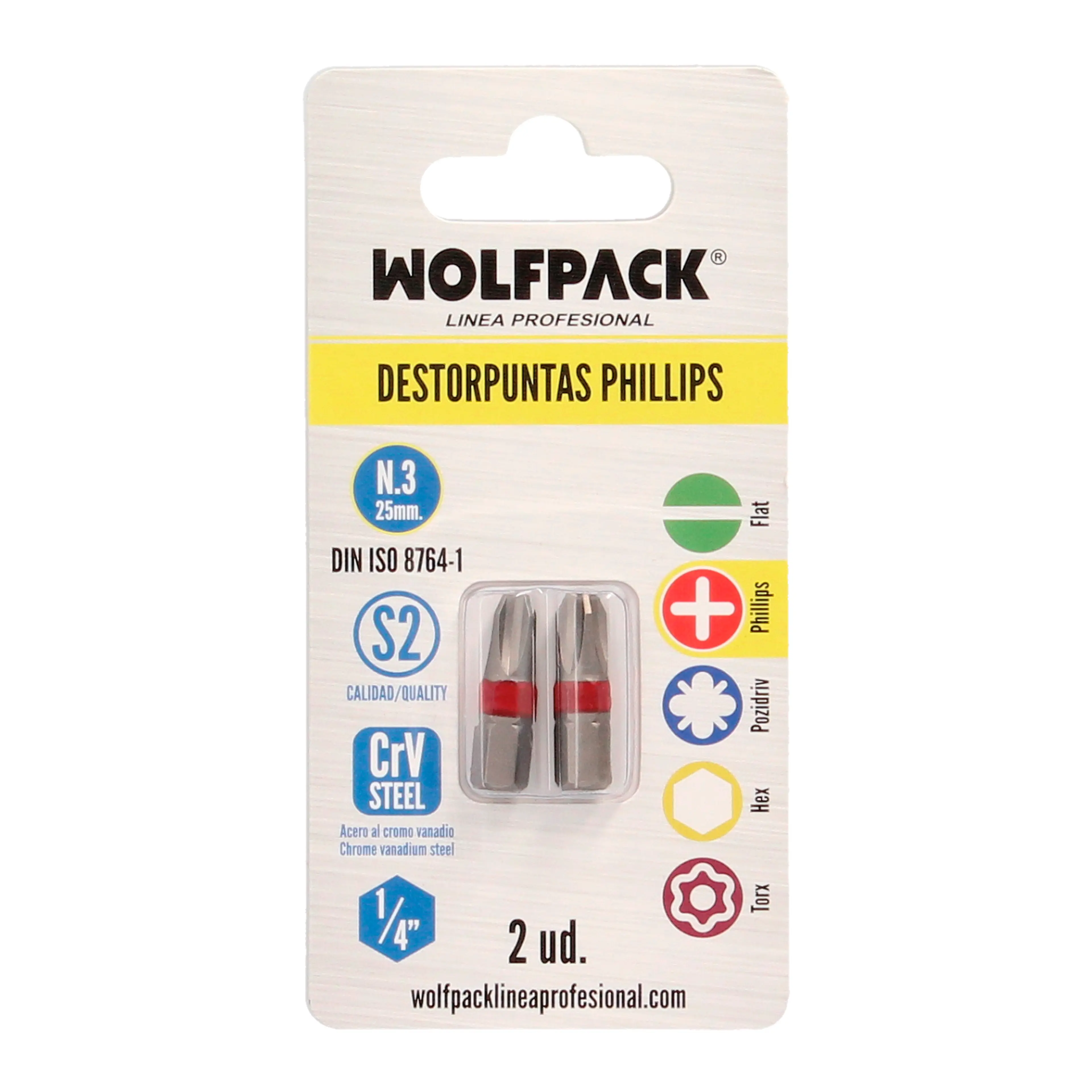 DESTORPUNTAS PHILLIPS Nº 3 (2 PIEZA