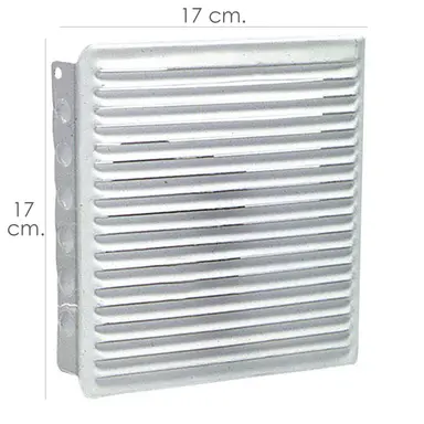REJILLA VENTILACION EMPOTRAR 17X17 