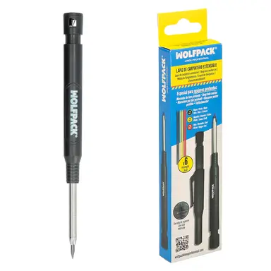 LAPIZ CARPINTERO PORTAMINAS CON 6 R