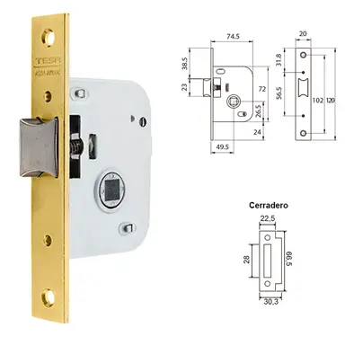 CERRADURA TESA 2005-HL/50