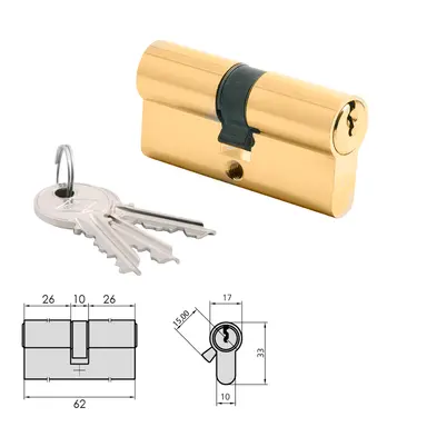 CILINDRO CVL 5982/26X26/LP LEVA LAR