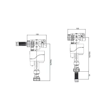 GRIFO FLOTADOR COMPACT DOBLE