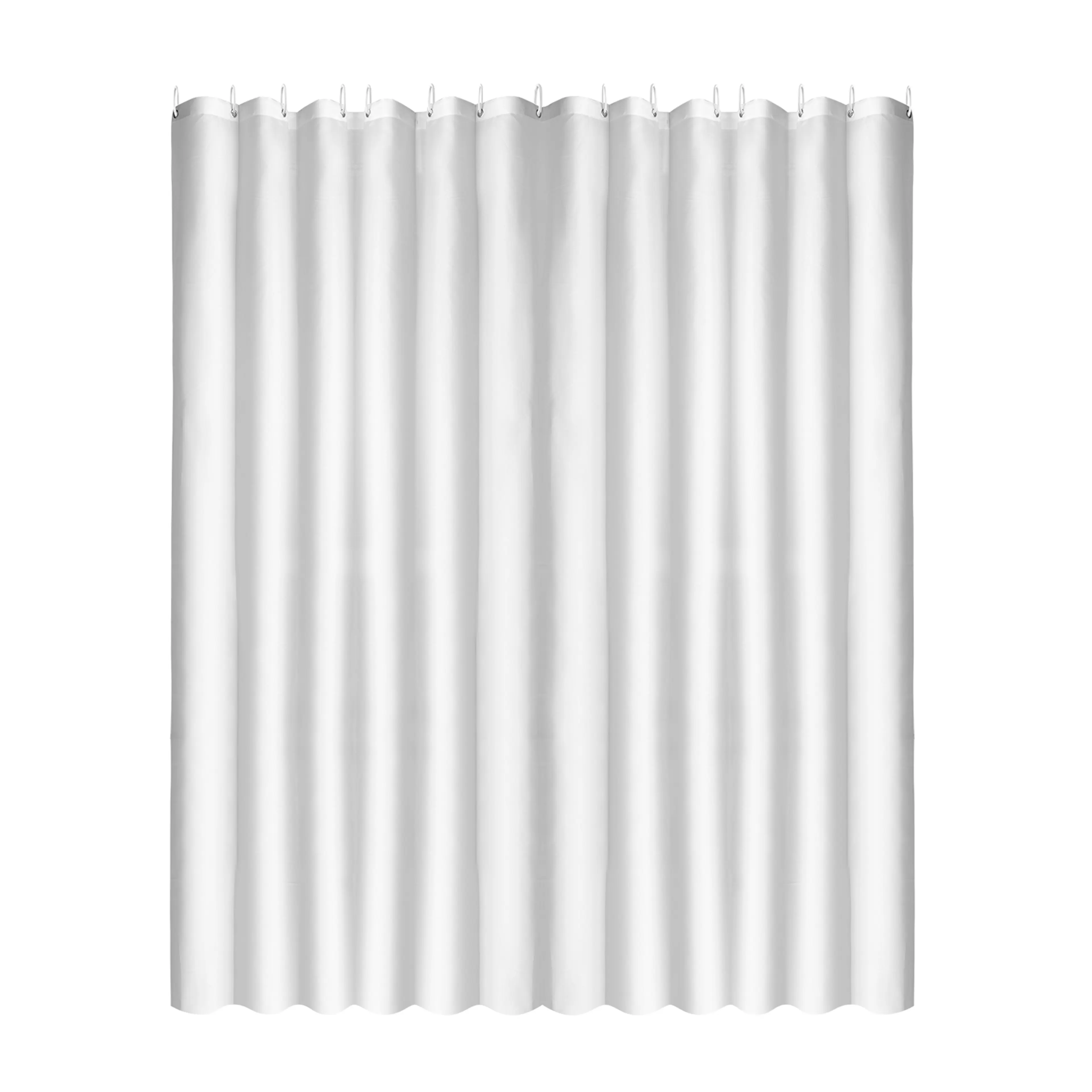 CORTINA DUCHA TELA BLANCA 180X200 C