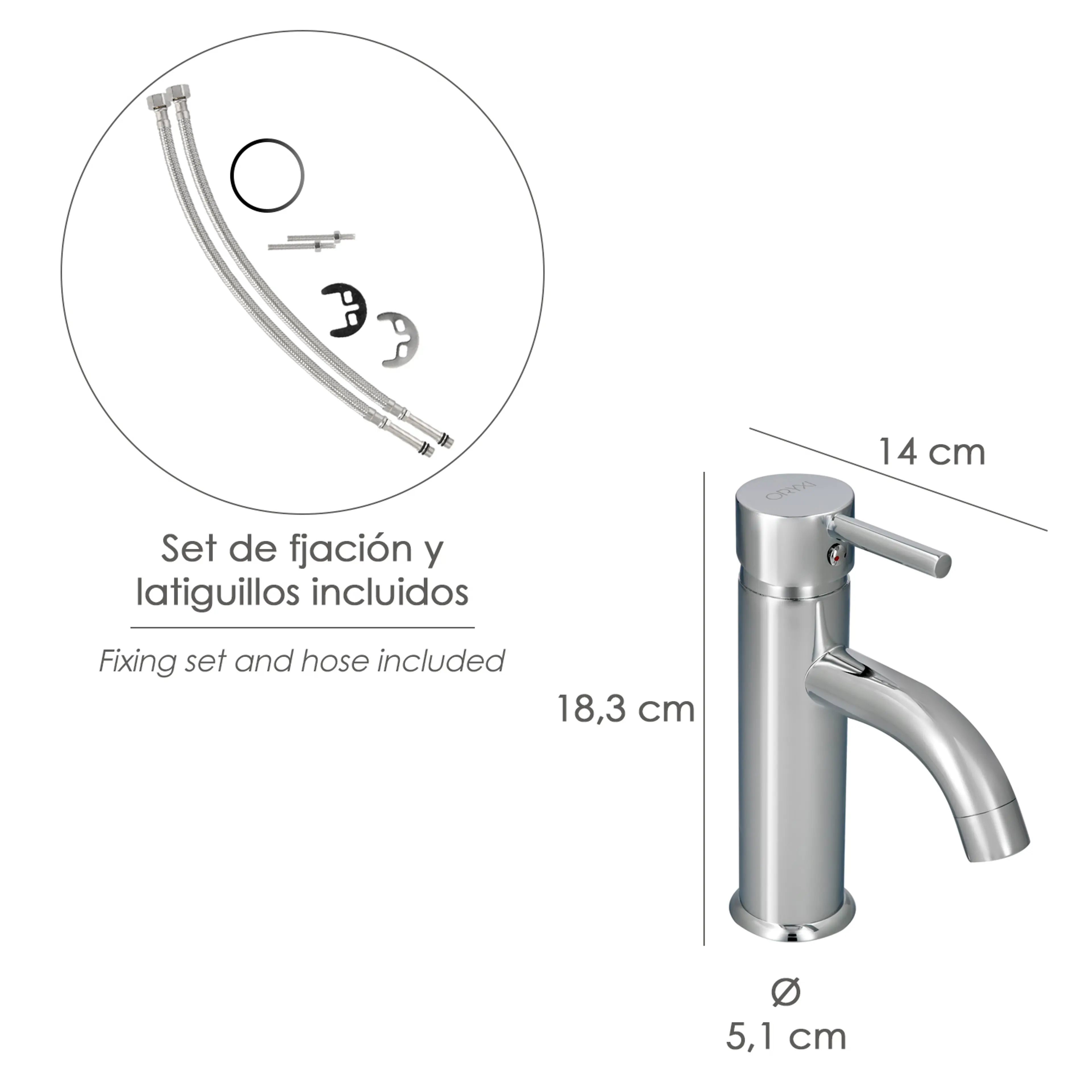 MONOMANDO LAVABO "DRESDE" CARTUCHO 