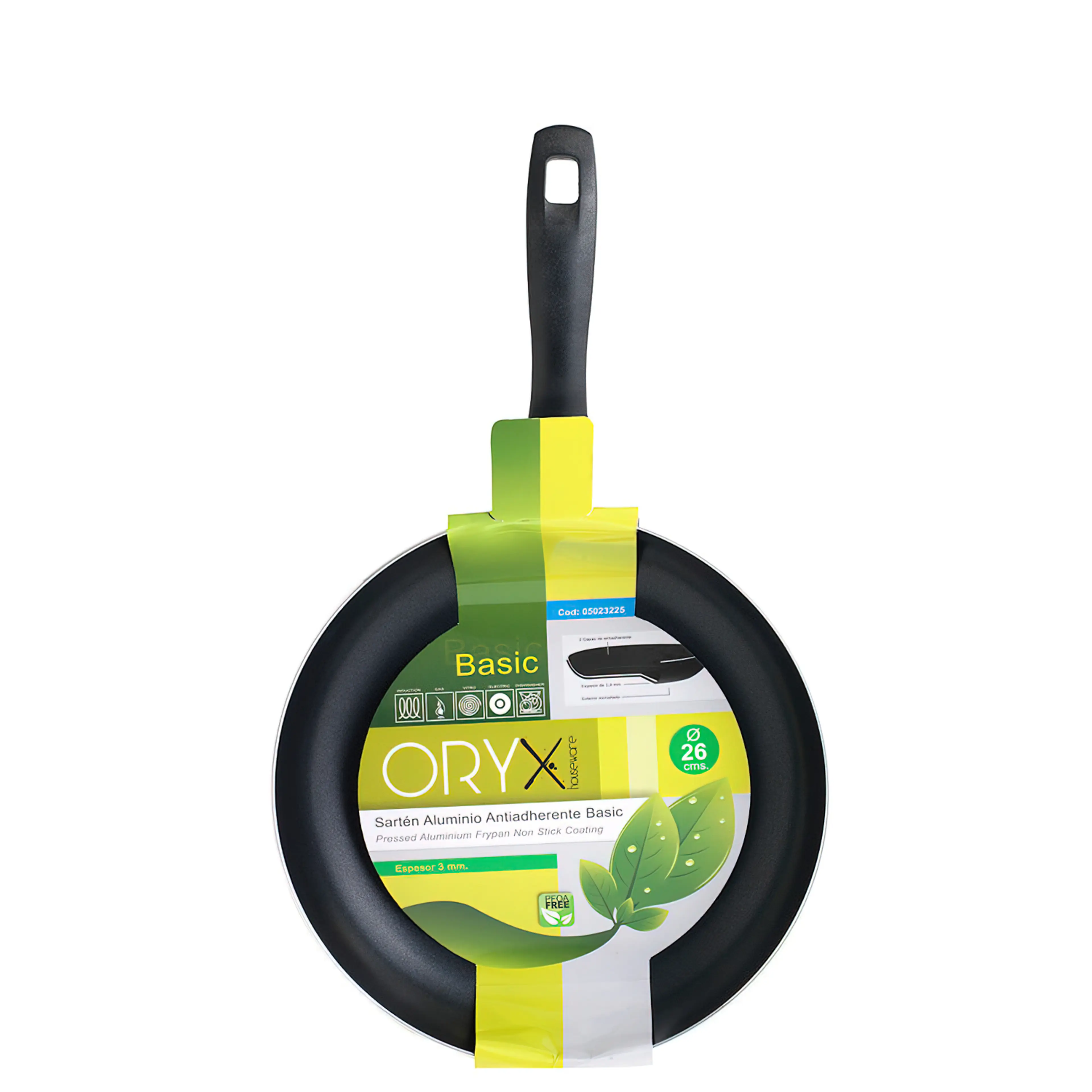 SARTEN ALUMINIO ANTIADHERENTE BASIC