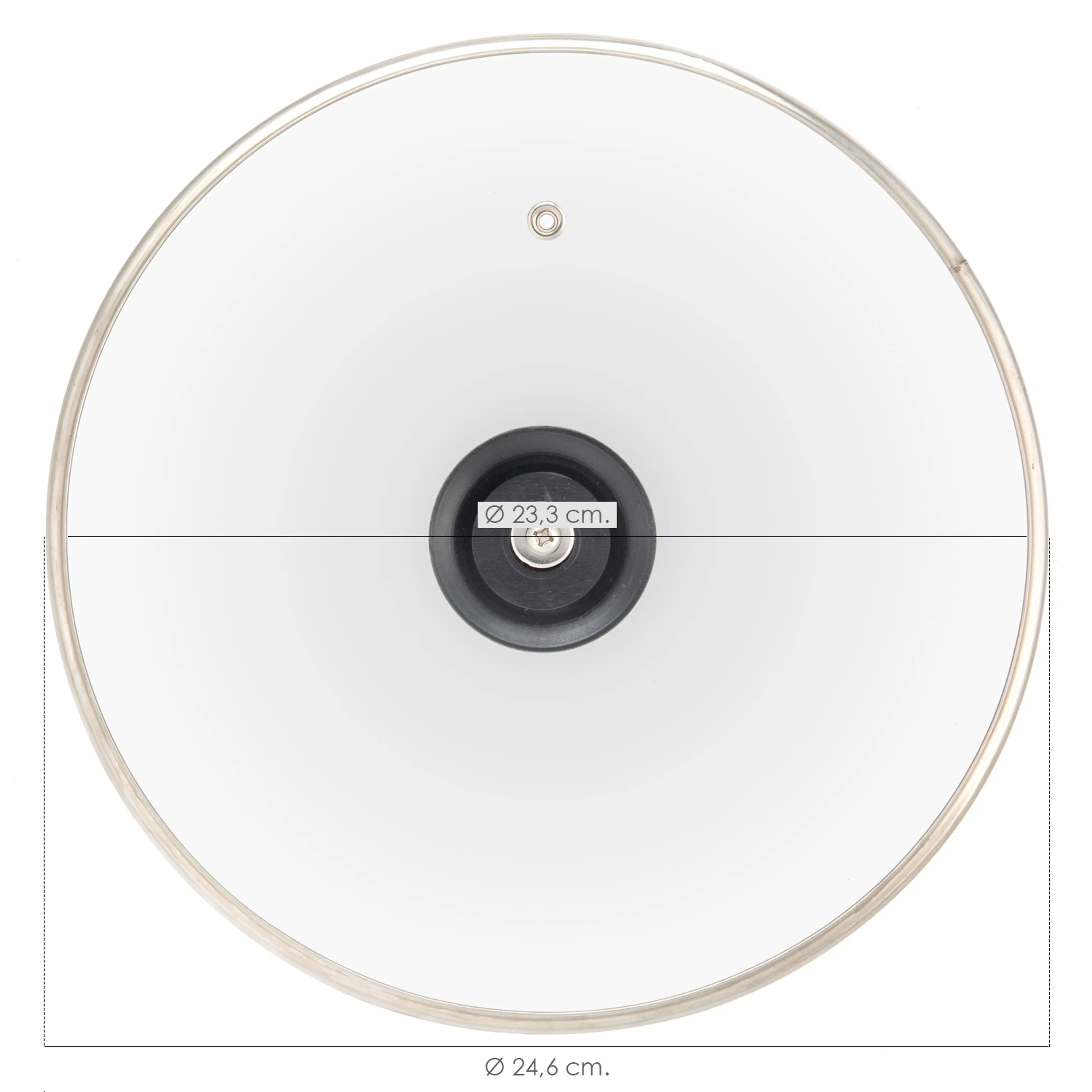 TAPADERA DE CRISTAL PARA SARTÉN 24C