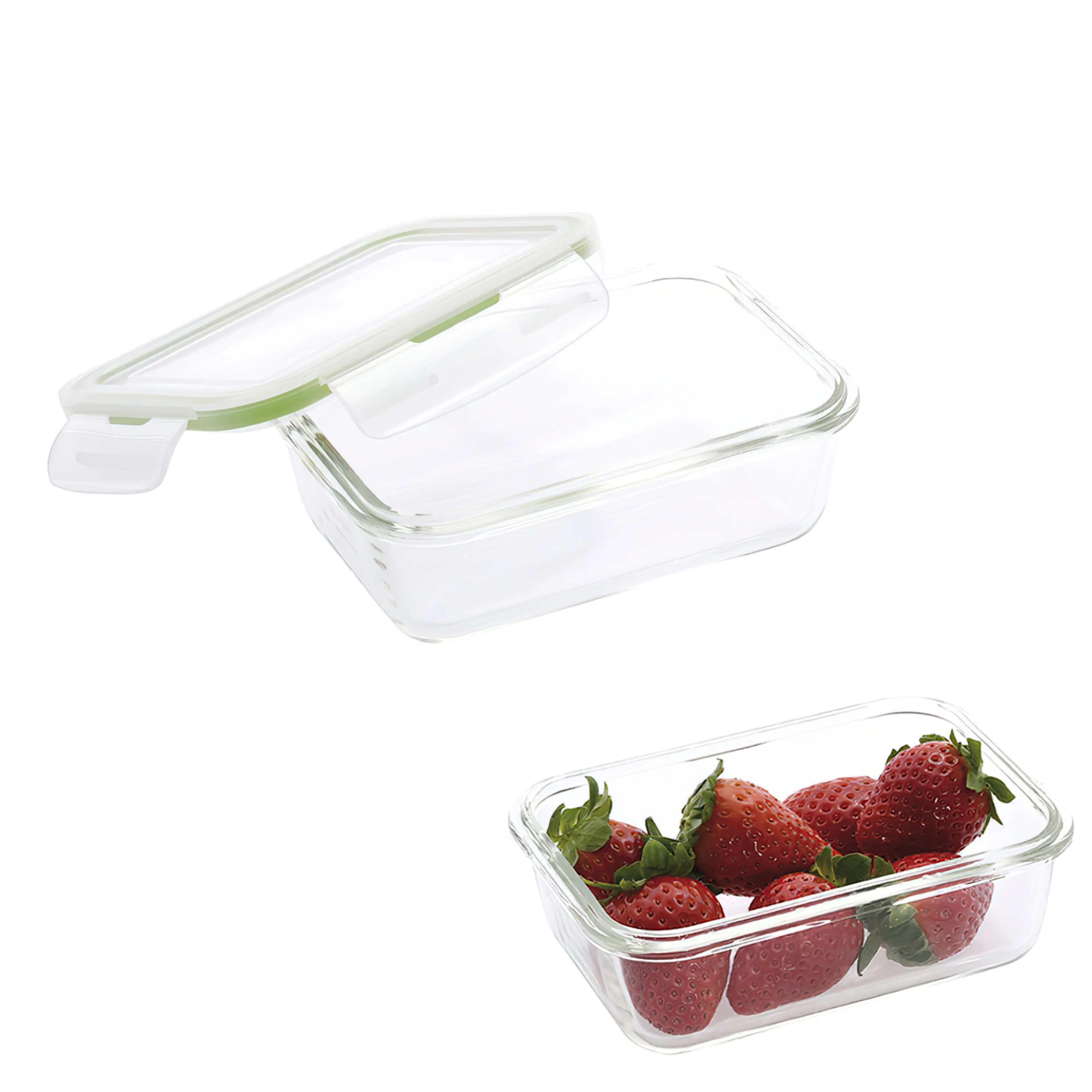 RECIPIENTE HERMETICO CRISTAL RECTAN