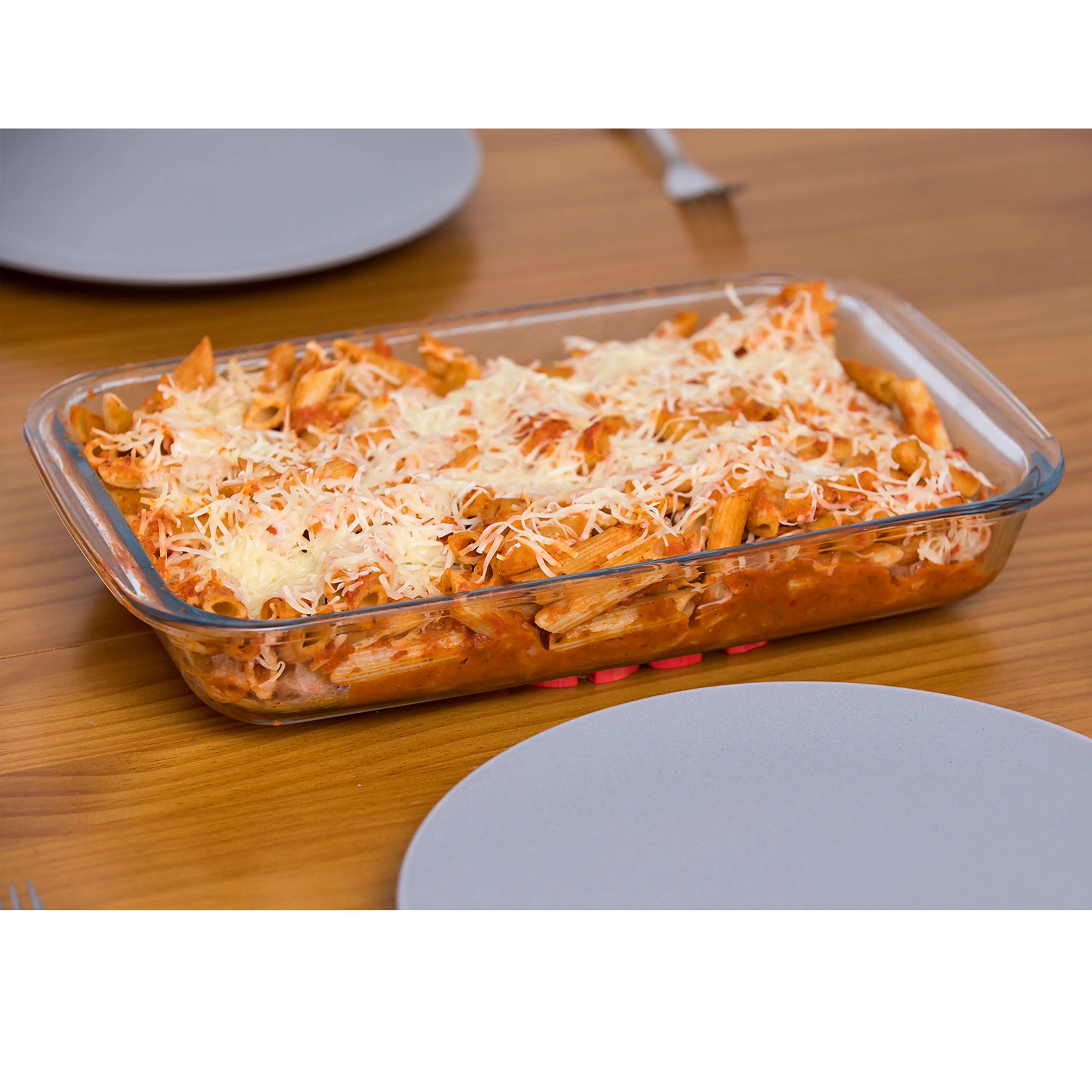 FUENTE CRISTAL RECTANGULAR CON TAPA