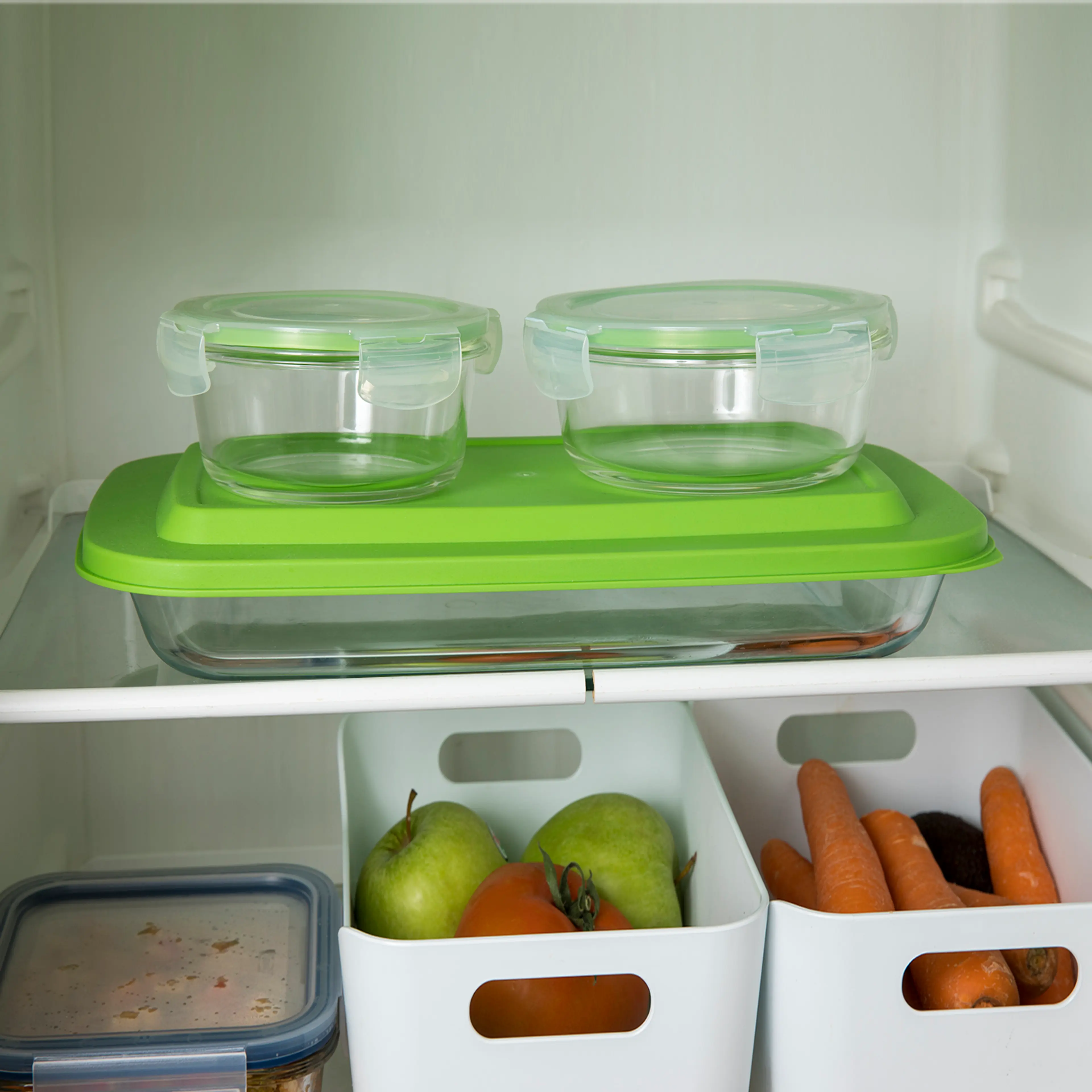 FUENTE CRISTAL RECTANGULAR CON TAPA