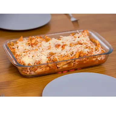 FUENTE CRISTAL RECTANGULAR CON TAPA