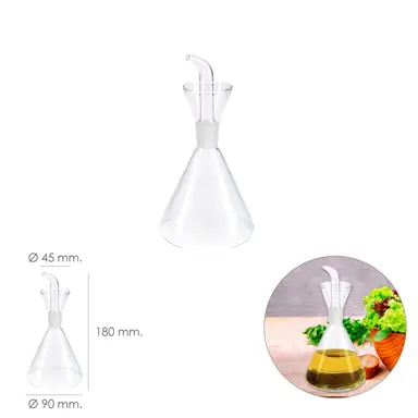 ACEITERA ANTIGOTEO CRISTAL, 250 ML