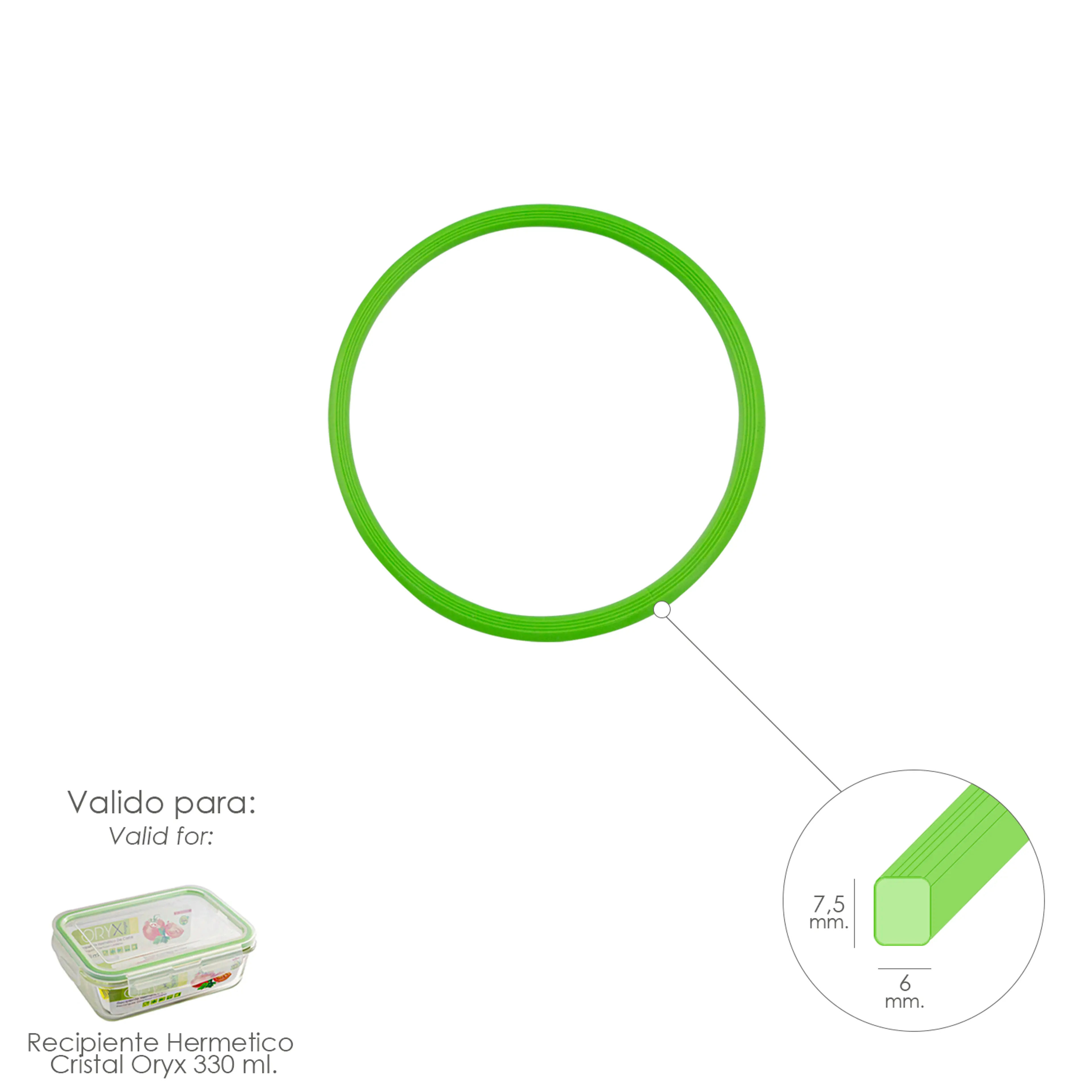 ANILLO SILICONA PARA RECIPIENTE HER