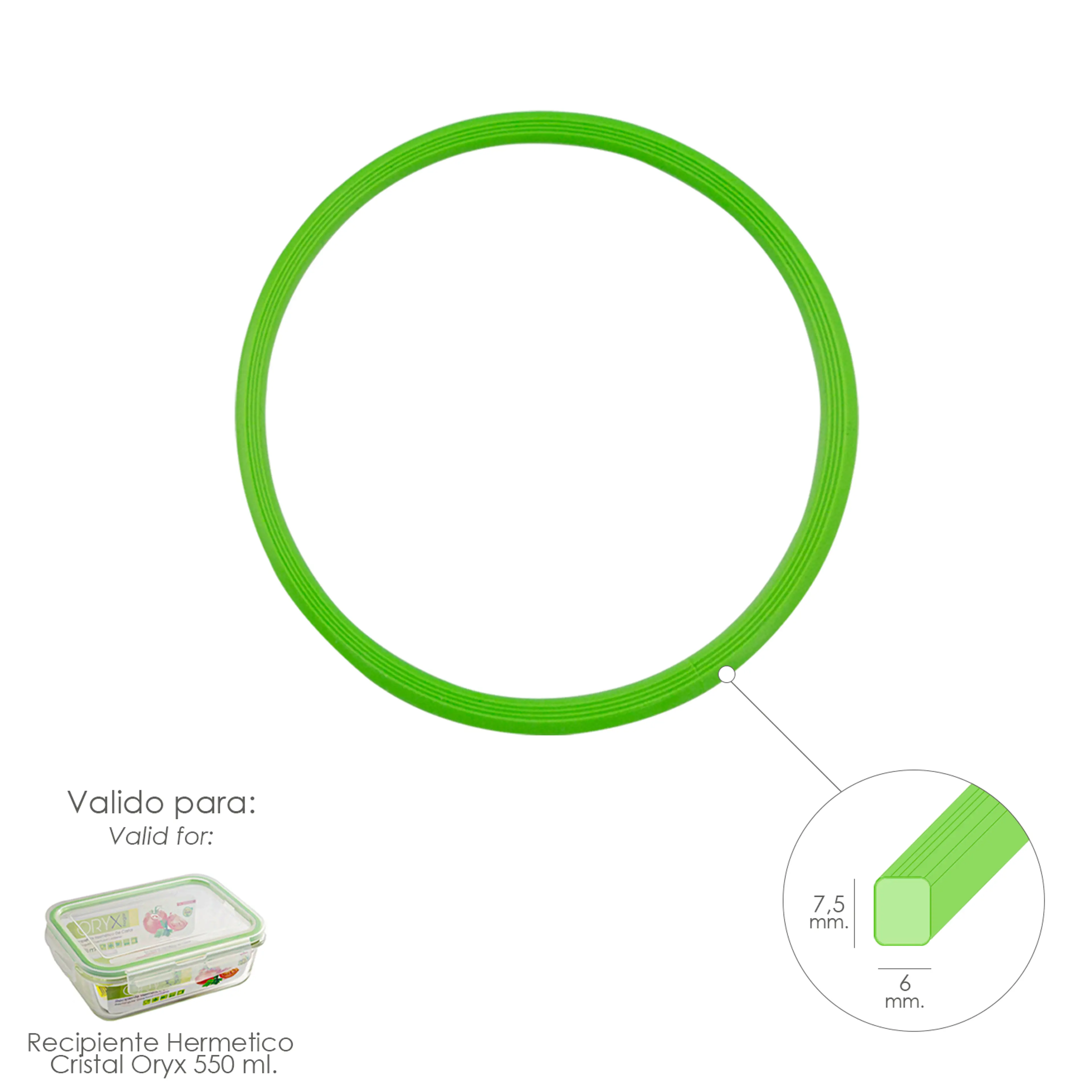 ANILLO SILICONA PARA RECIPIENTE HER