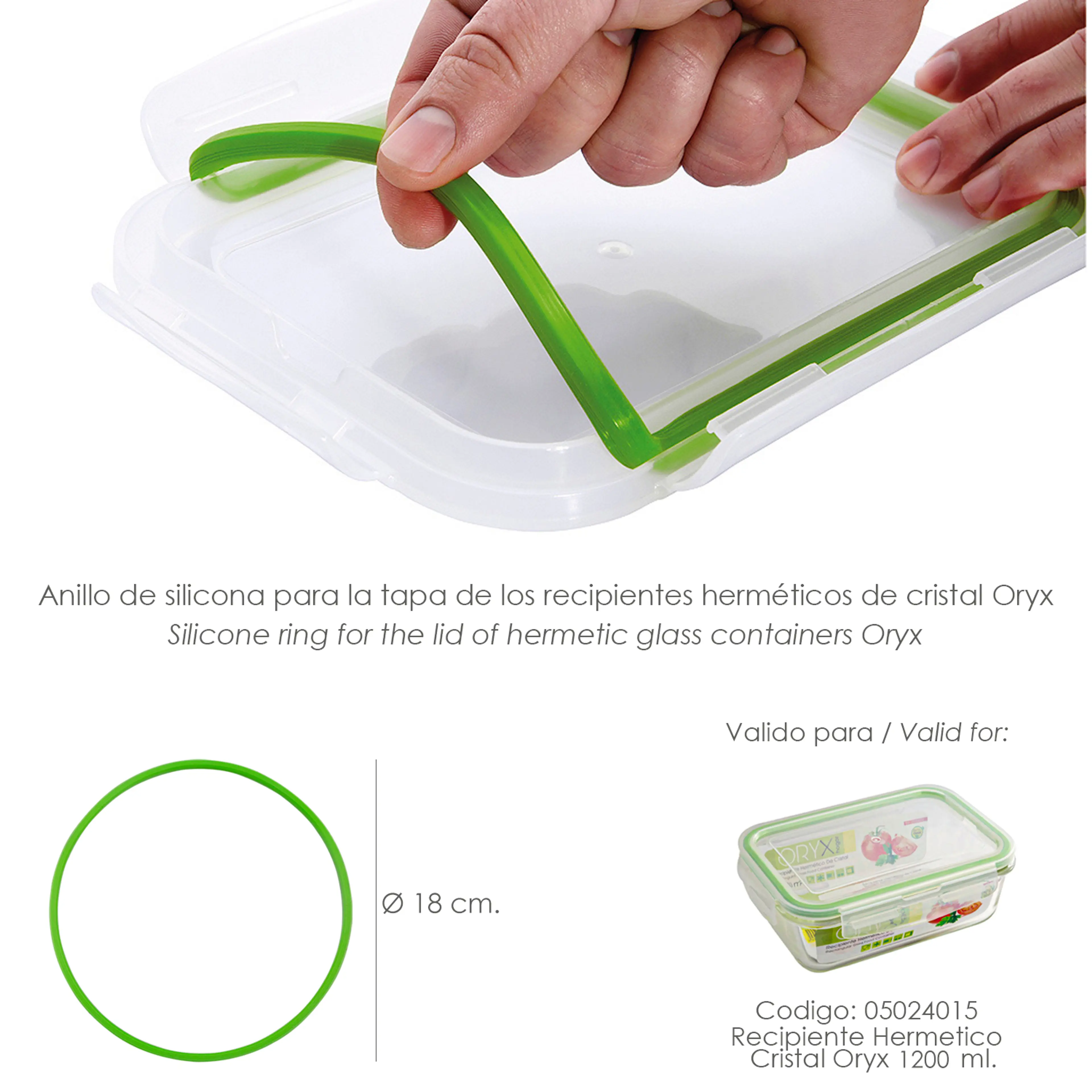 ANILLO SILICONA PARA RECIPIENTE HER