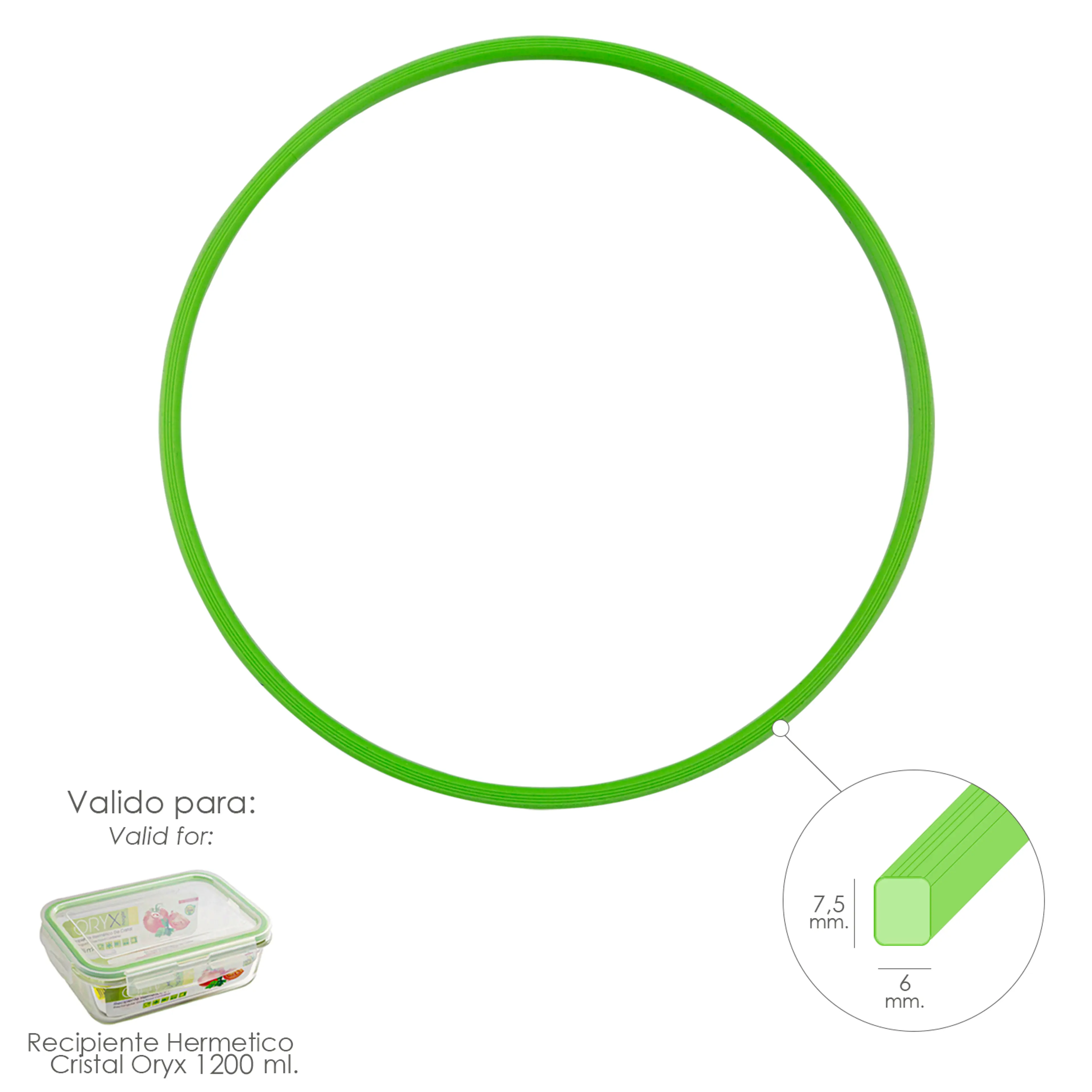 ANILLO SILICONA PARA RECIPIENTE HER