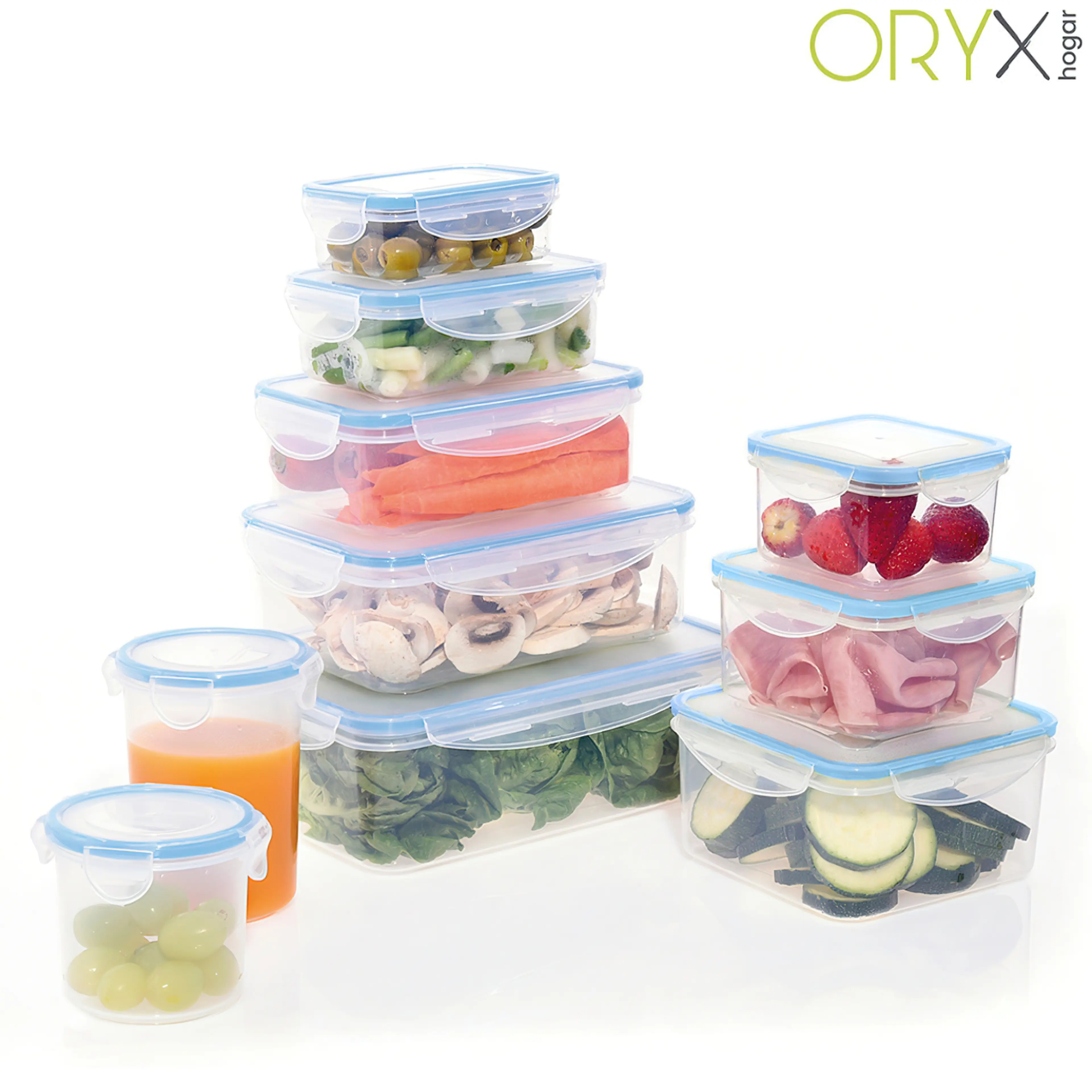 RECIPIENTE HERMETICO PLASTICO CUADR