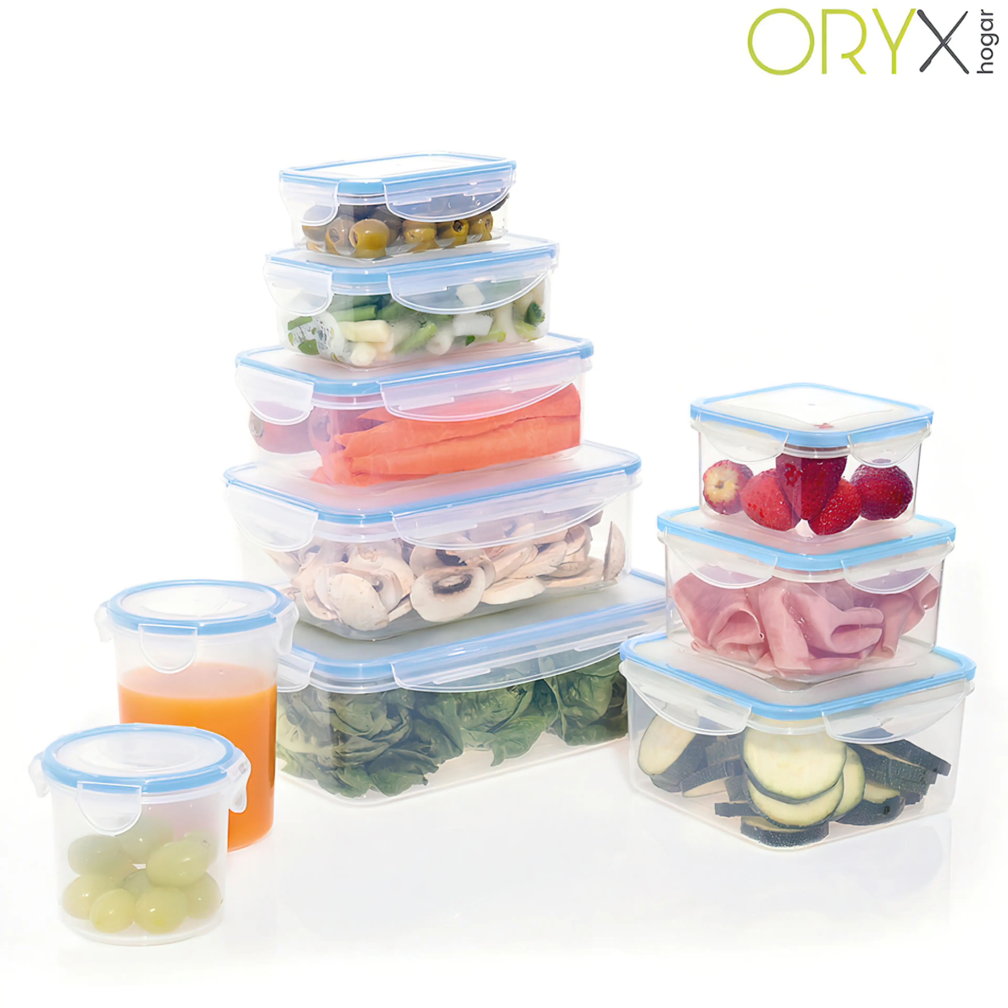 RECIPIENTE HERMETICO PLASTICO CUADR