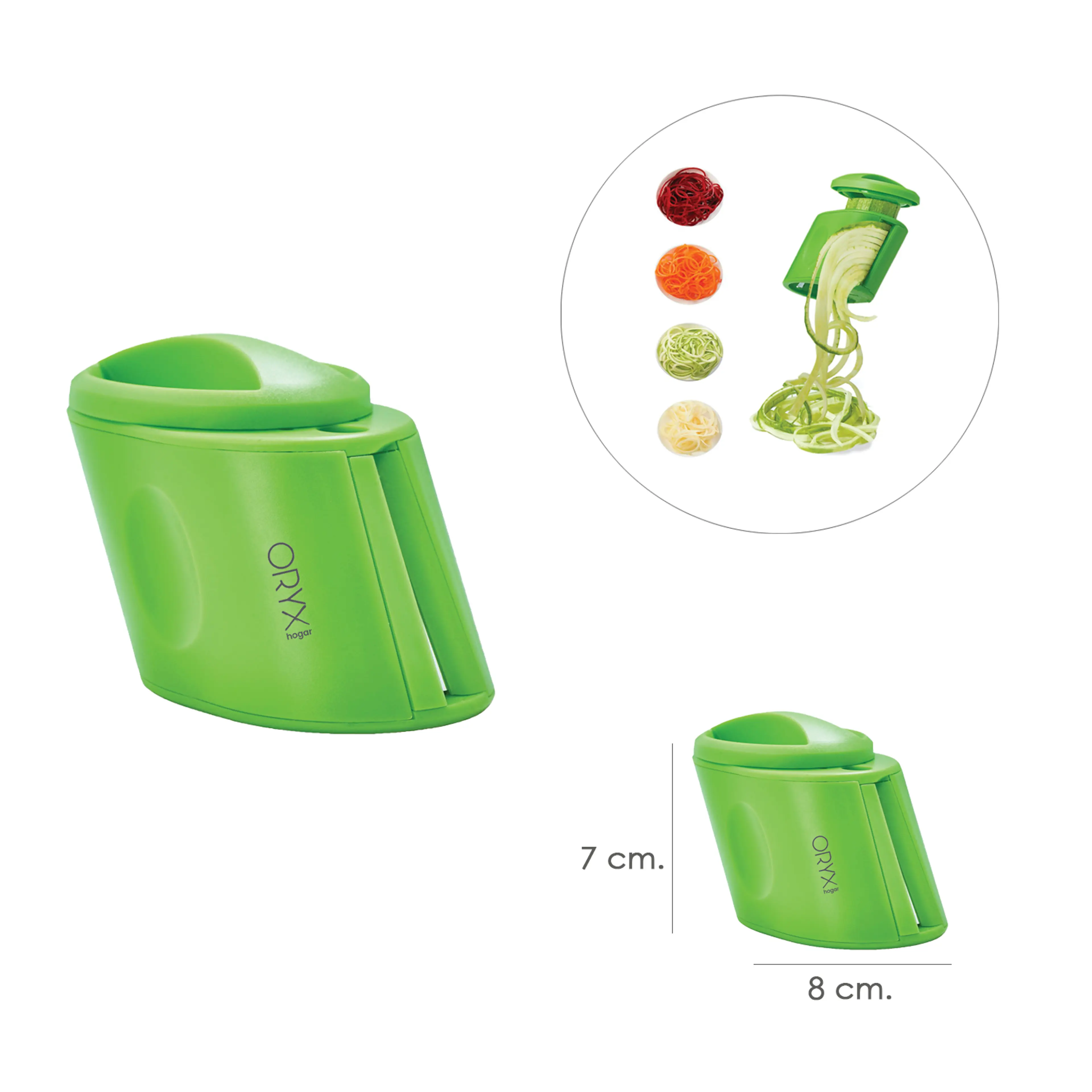 CORTADOR DE VERDURAS EN ESPIRAL