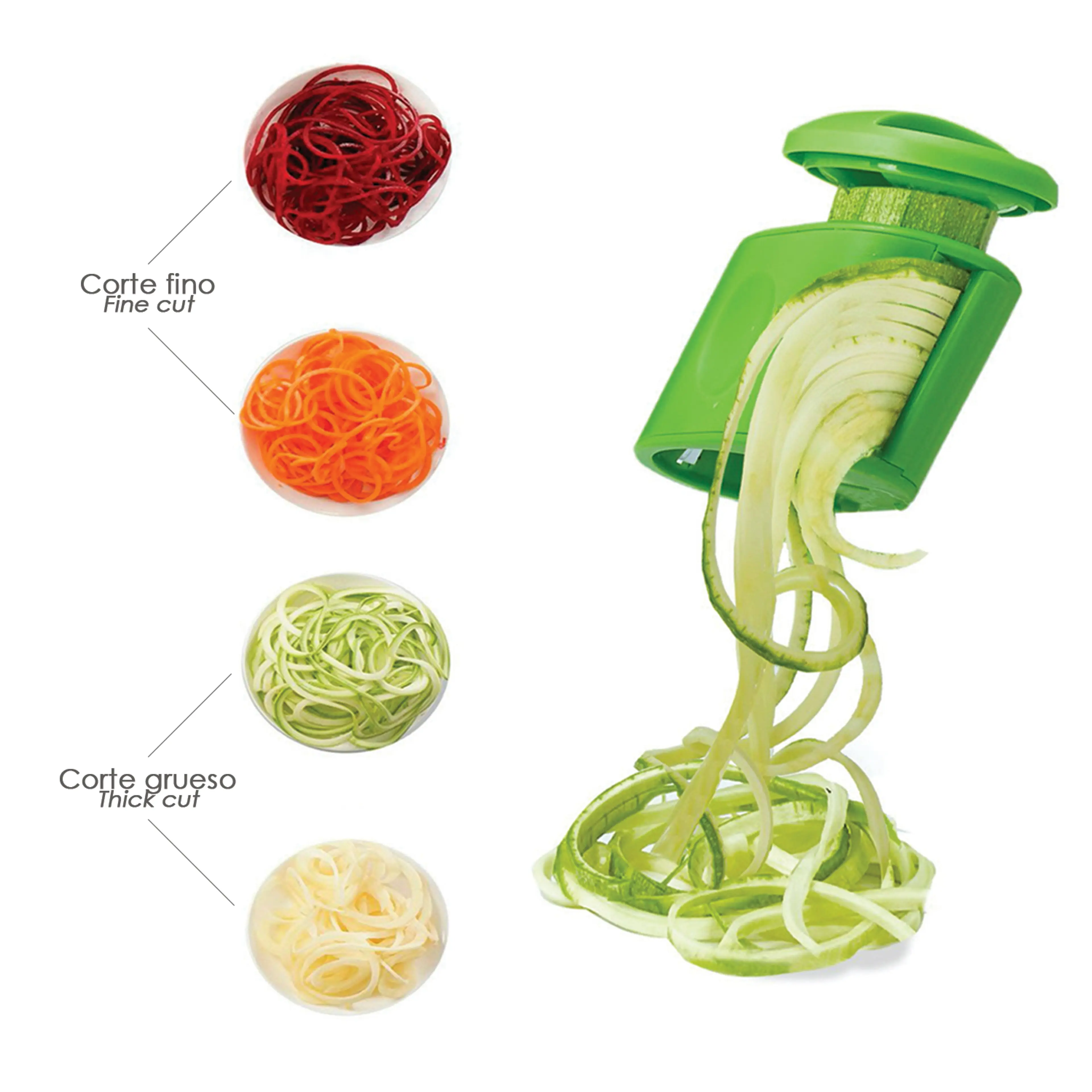 CORTADOR DE VERDURAS EN ESPIRAL