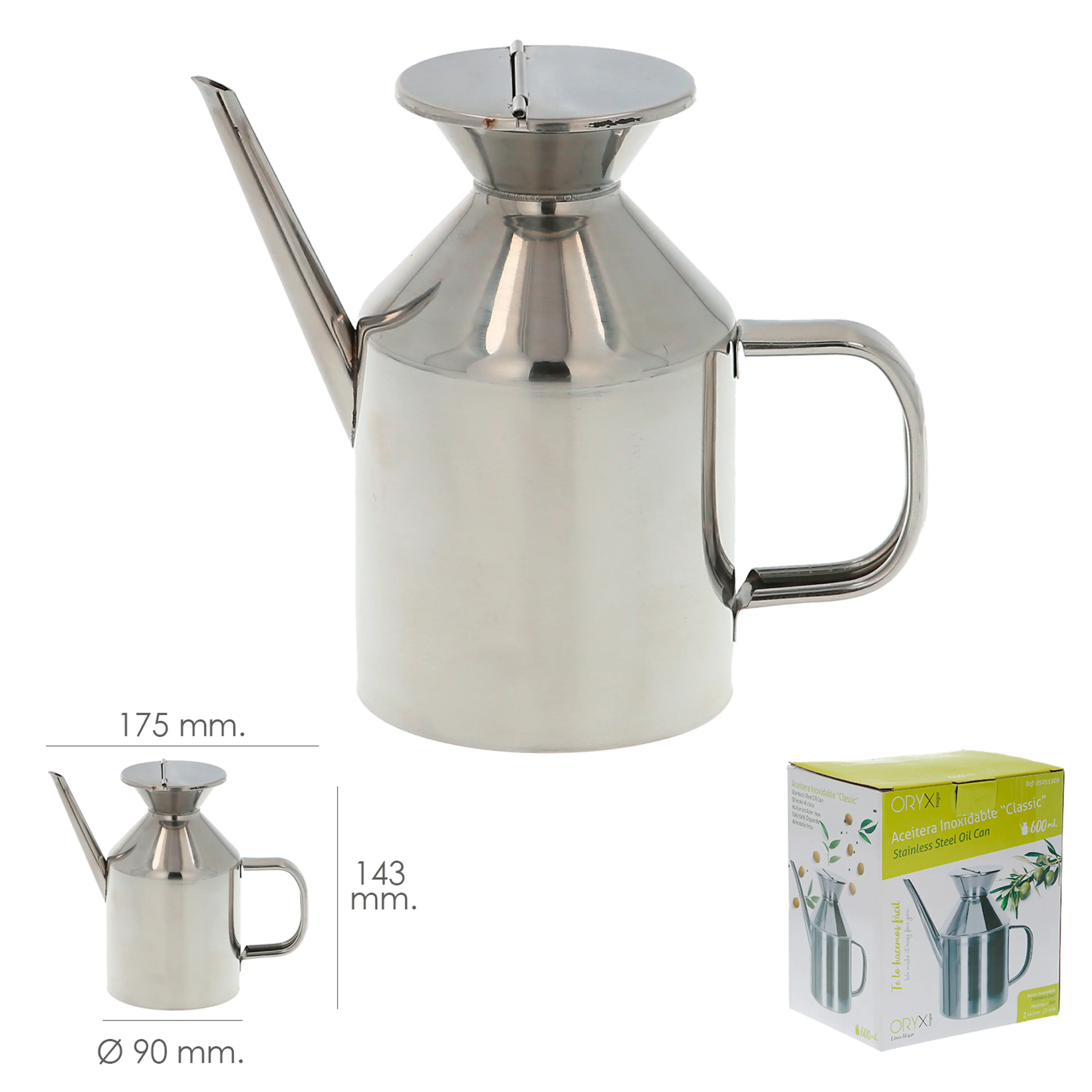 ACEITERA INOXIDABLE "CLASSIC" 375ML