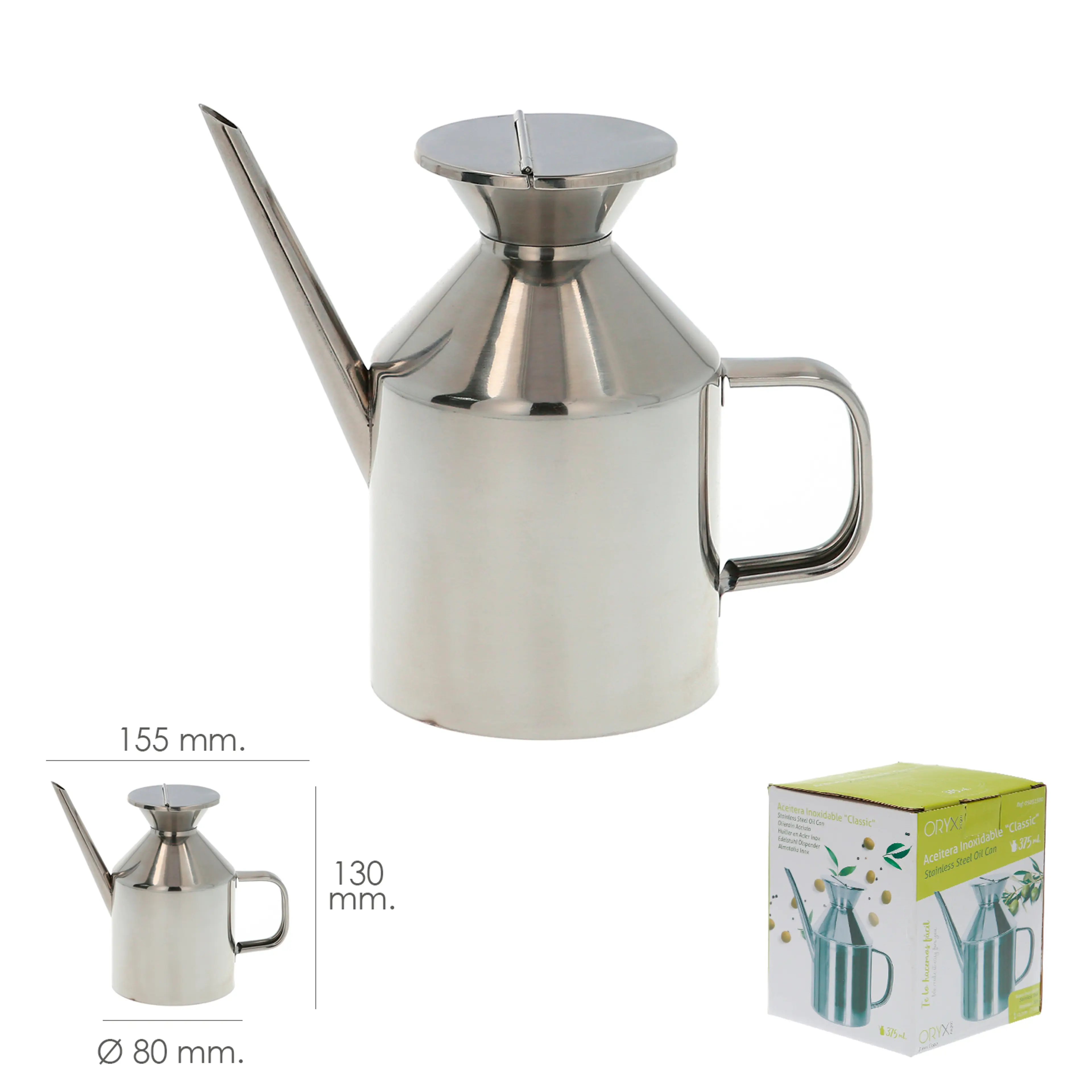 ACEITERA INOXIDABLE "CLASSIC" 600 M