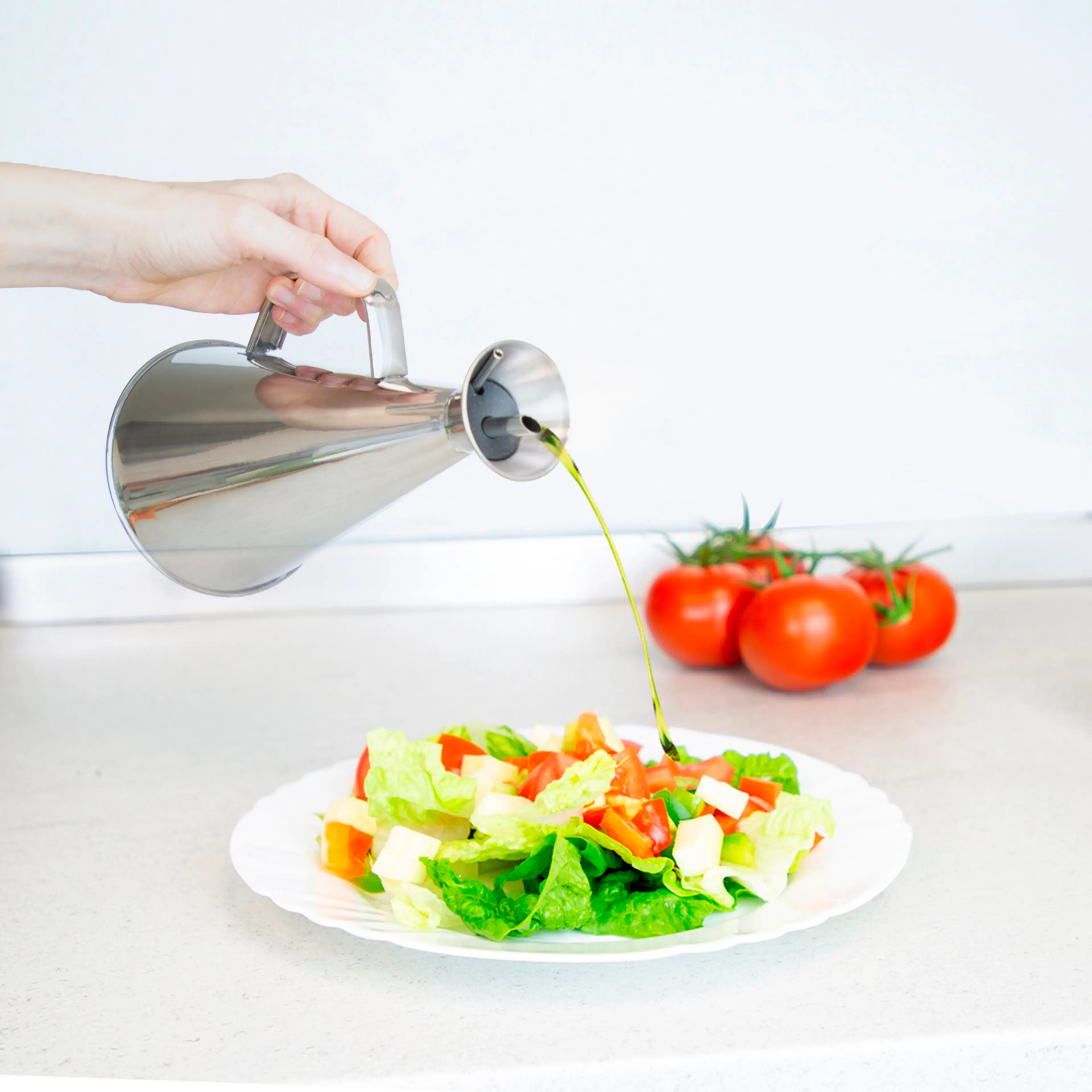 ACEITERA INOXIDABLE ANTIGOTEO 250 M