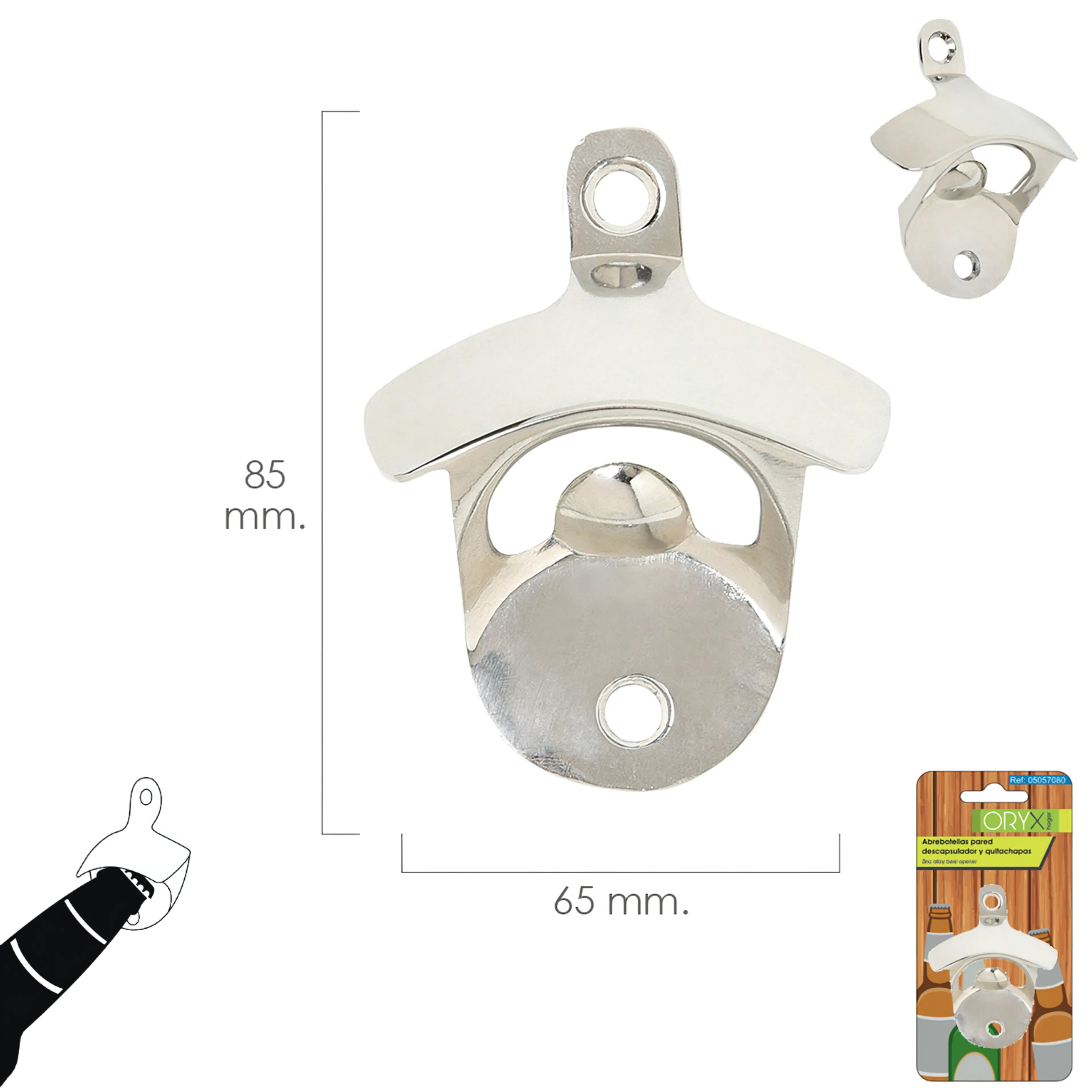 ABREBOTELLAS PARED / DESCAPSULADOR 