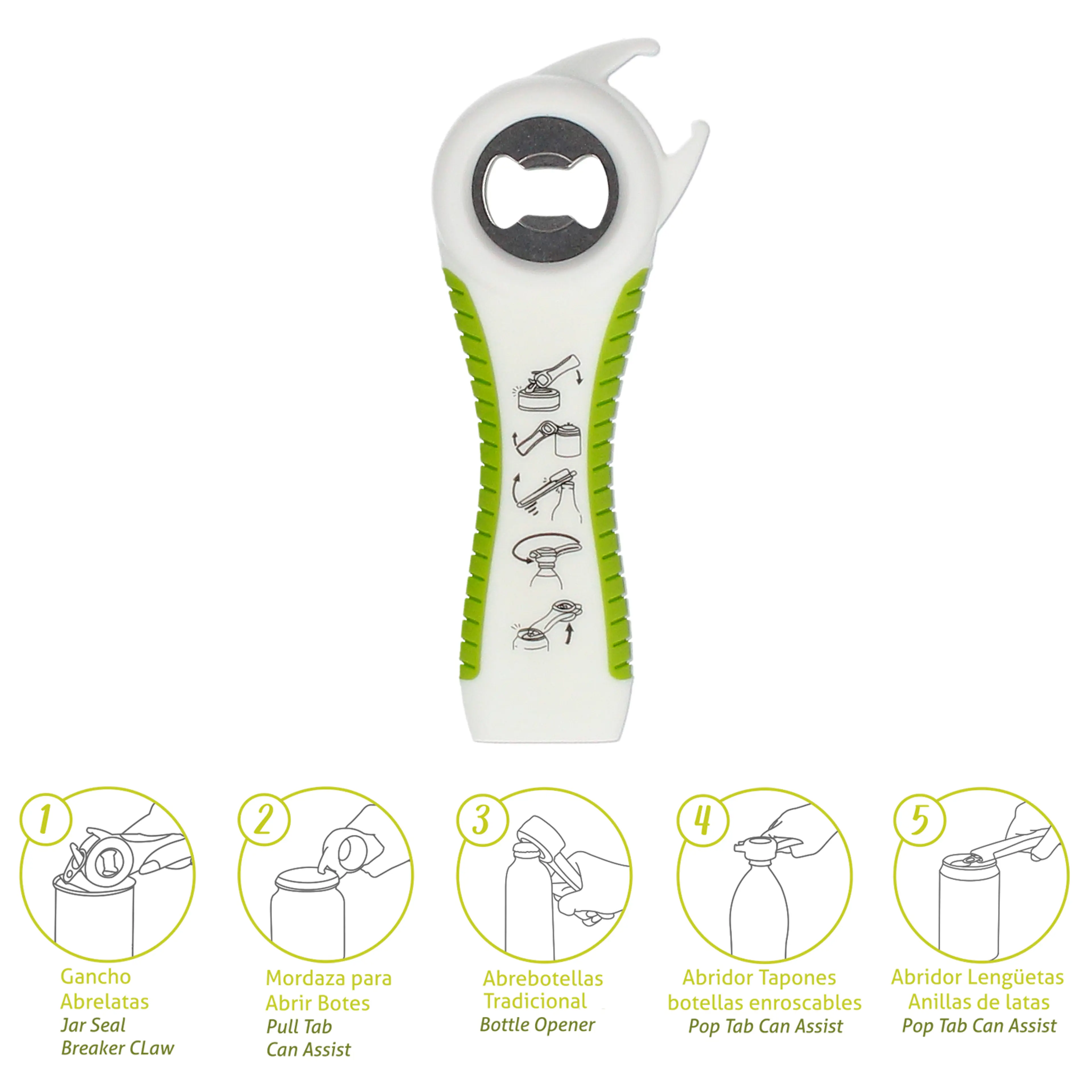 ABRIDOR DE BOTELLAS / LATAS / BOTES