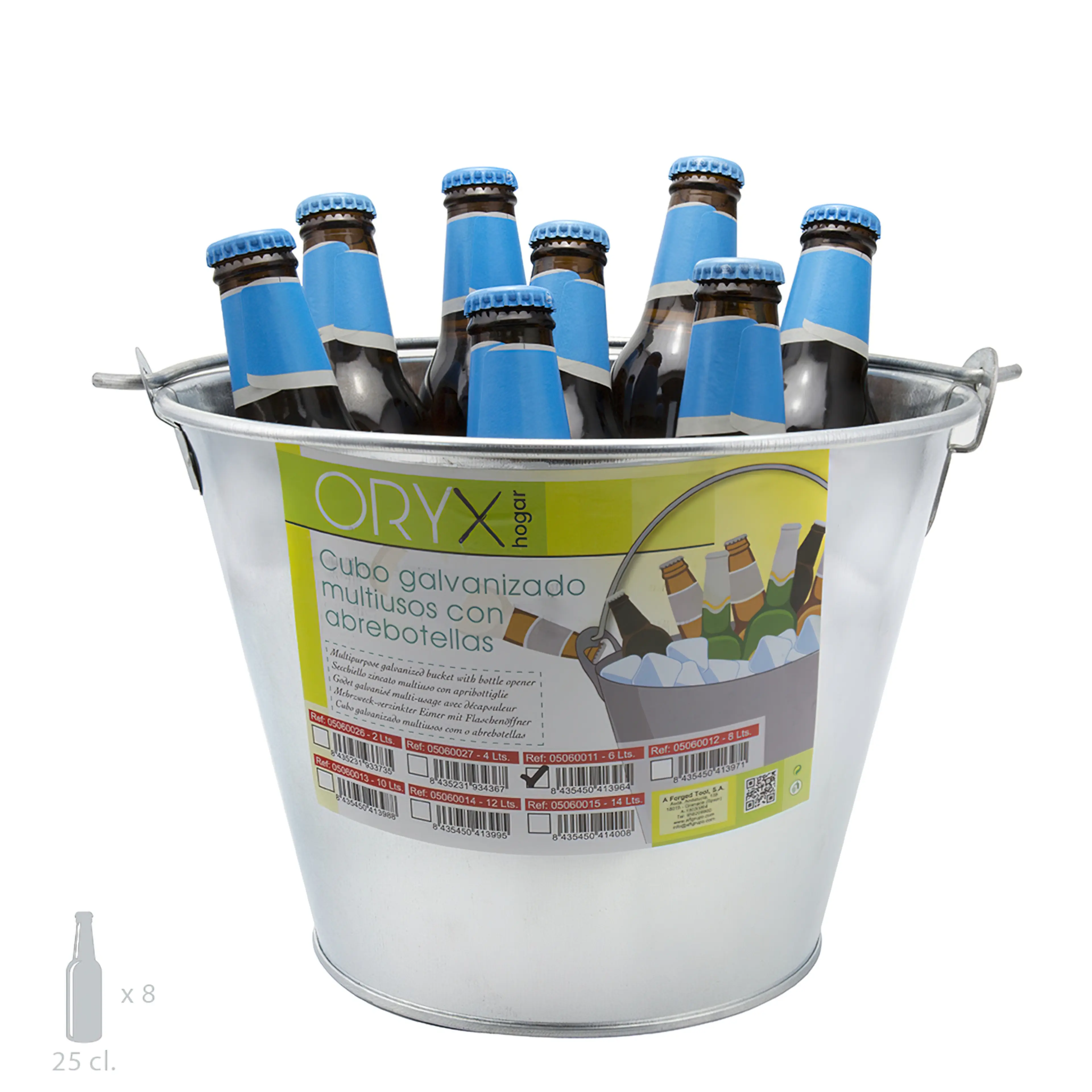 CUBO ZINC METAL GALVANIZADO MULTIUS