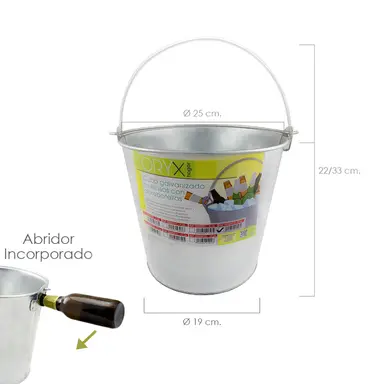 CUBO ZINC METAL GALVANIZADO MULTIUS