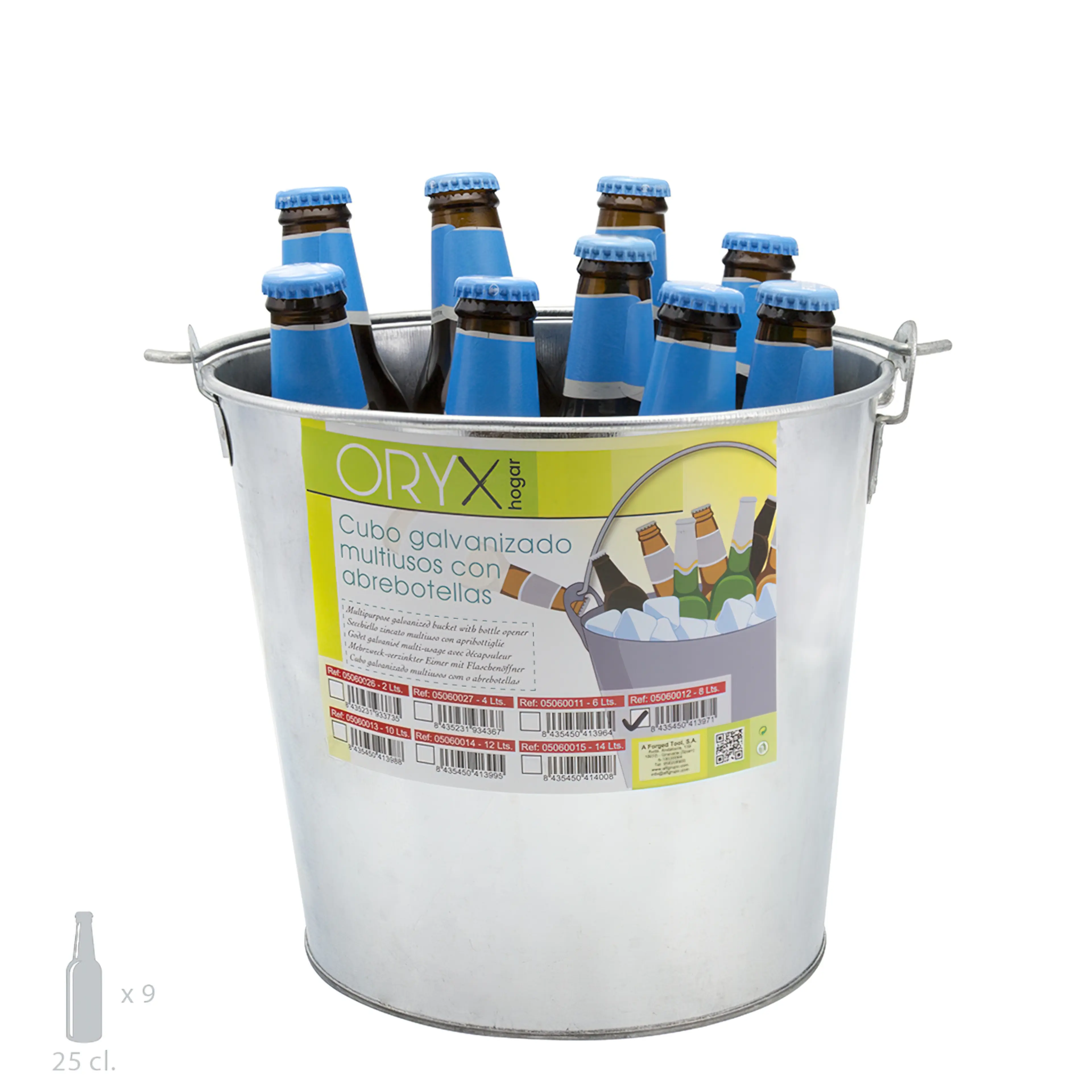 CUBO ZINC METAL GALVANIZADO MULTIUS