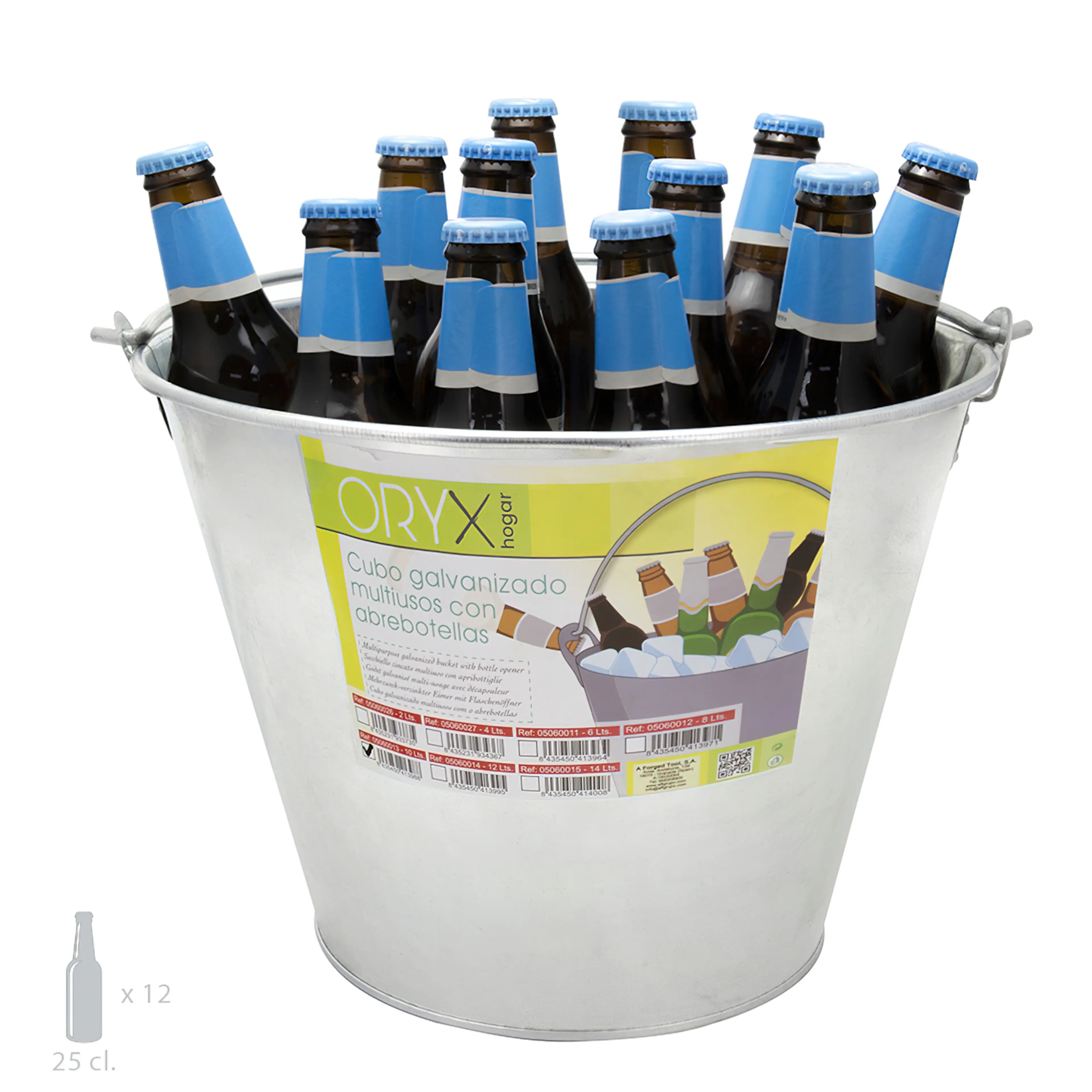 CUBO ZINC METAL GALVANIZADO MULTIUS