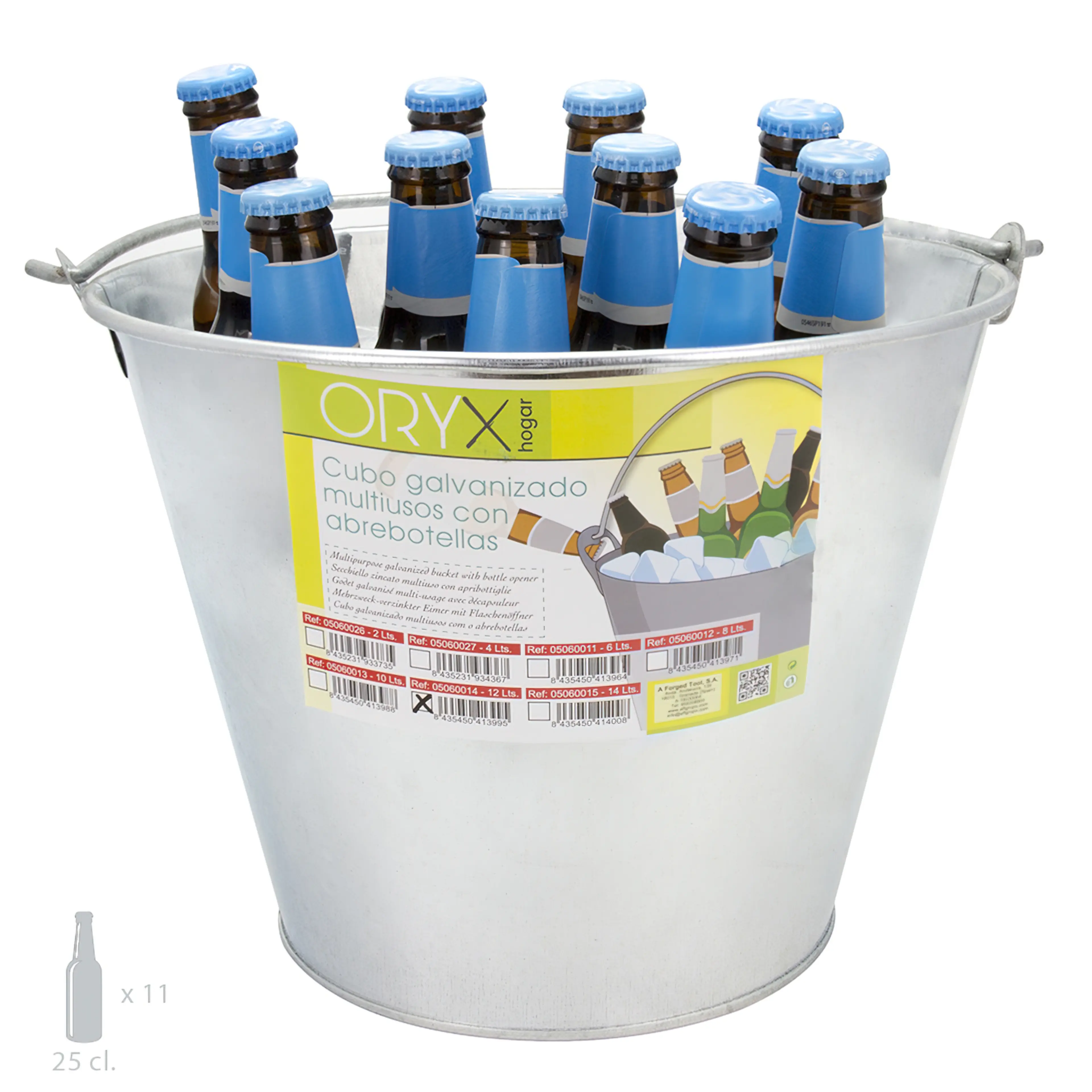 CUBO ZINC METAL GALVANIZADO MULTIUS