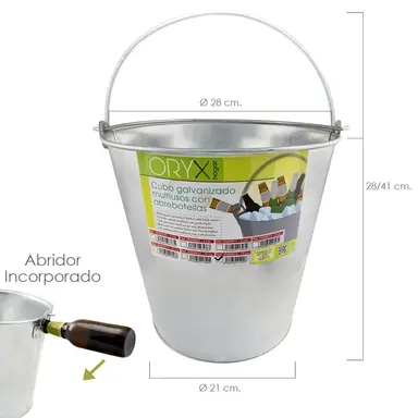 CUBO ZINC METAL GALVANIZADO MULTIUS