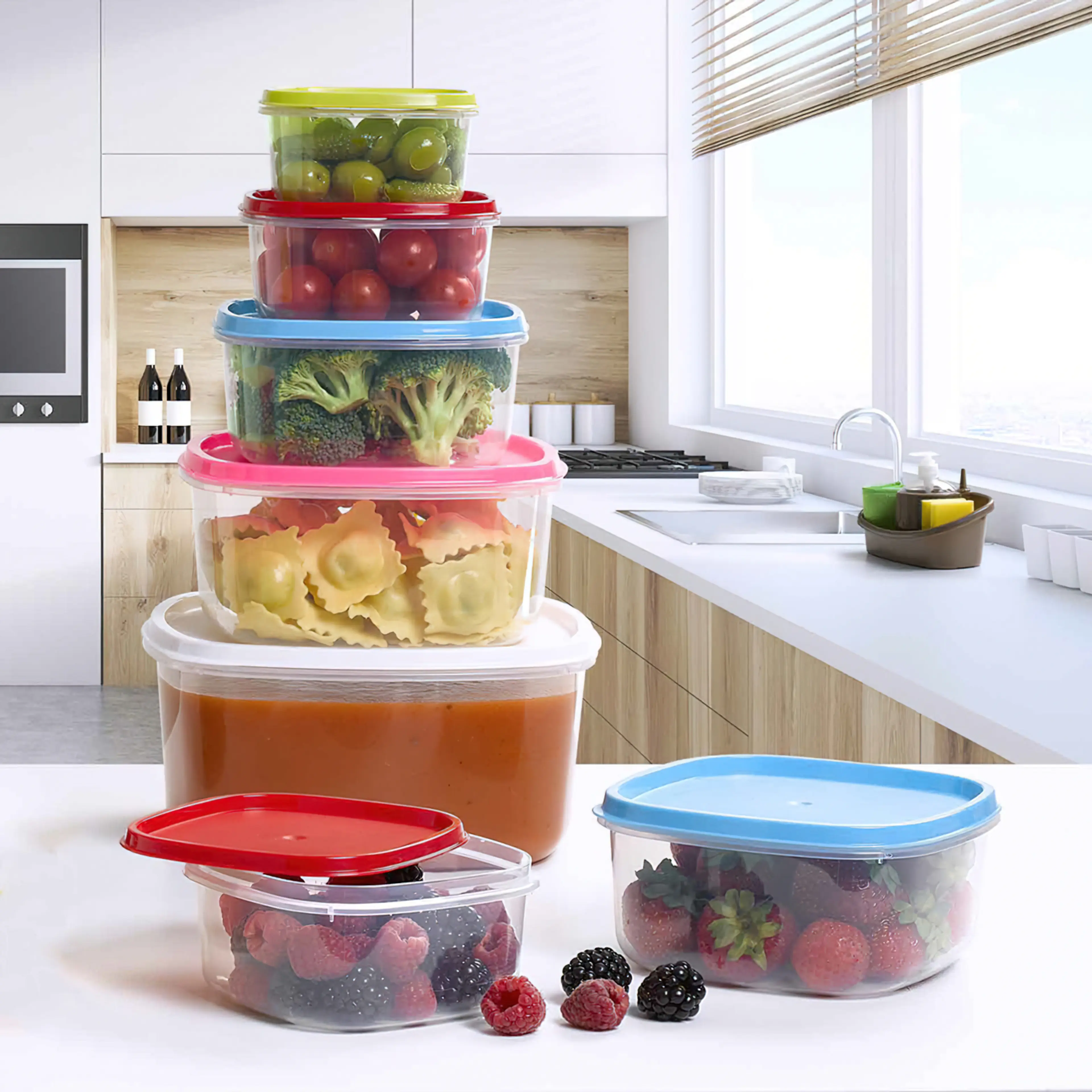 FIAMBRERAS PLÁSTICO CUADRADAS 220 /