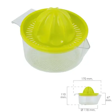 EXPRIMIDOR ZUMO MANUAL FRUTAS CON J