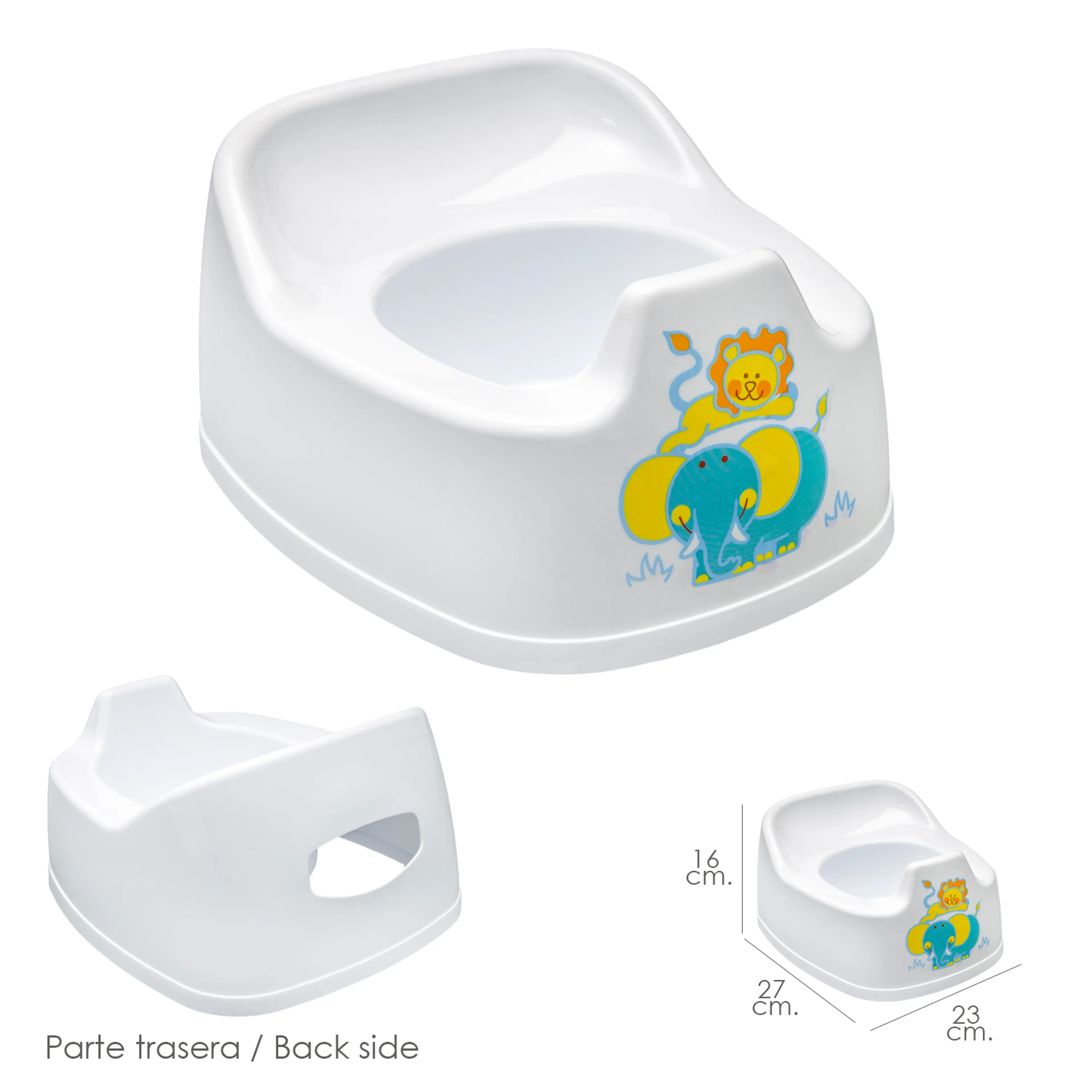 ORINAL INFANTIL PLASTICO BLANCO
