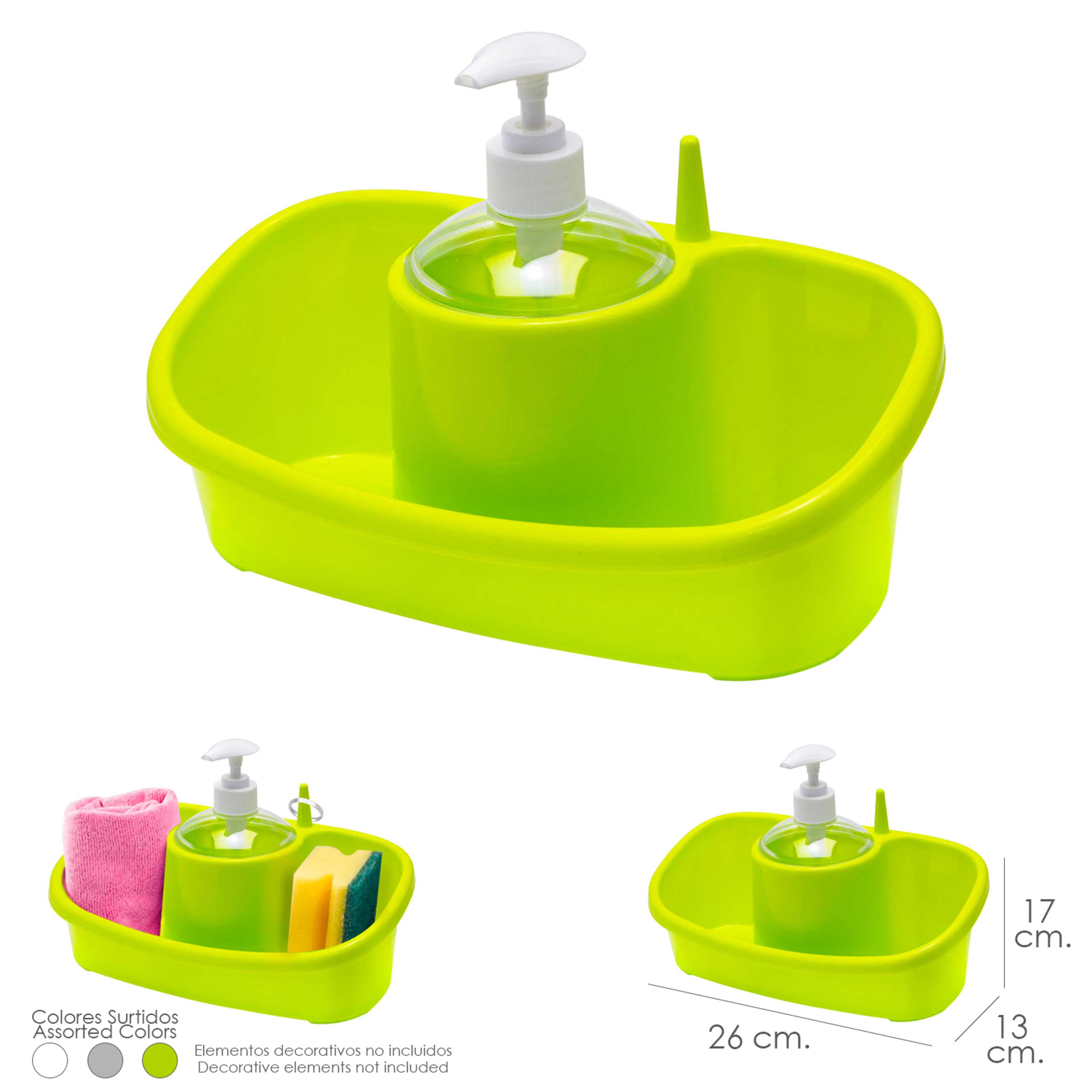 ESTROPAJERO DOBLE PLASTICO CON DOSI