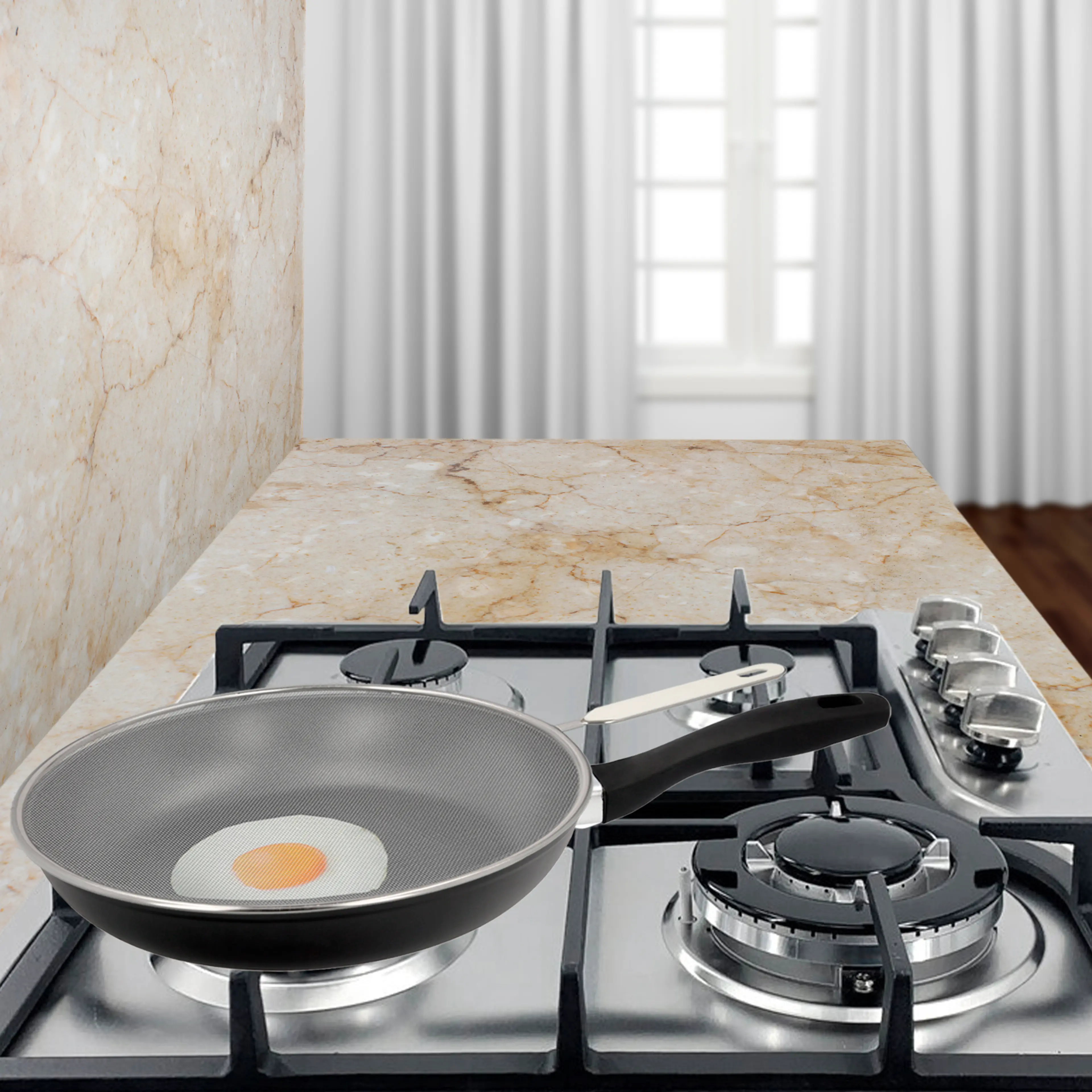 TAPA ANTI SALPICADURAS INOXIDABLE Ø