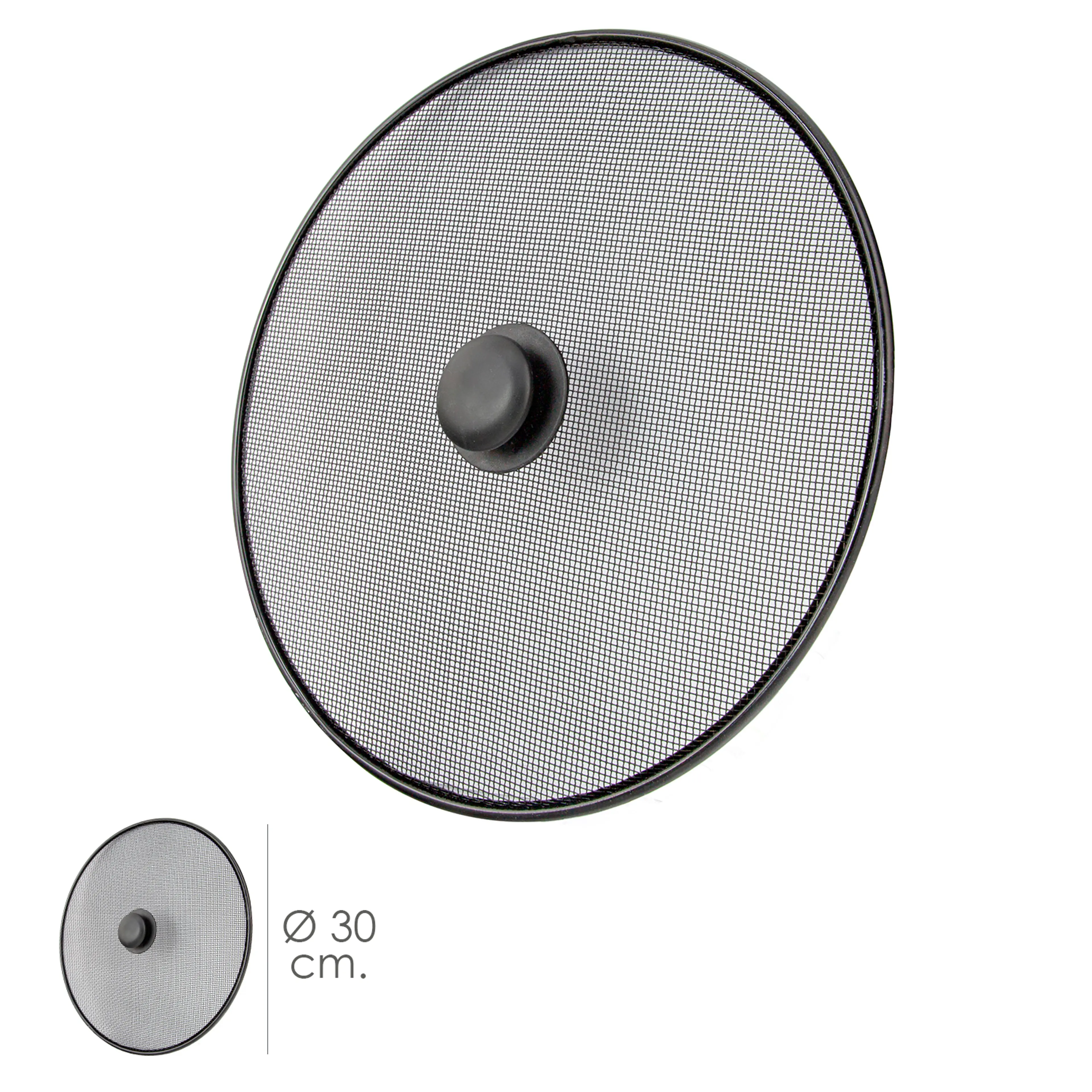 TAPA ANTI SALPICADURAS SARTEN ACERO