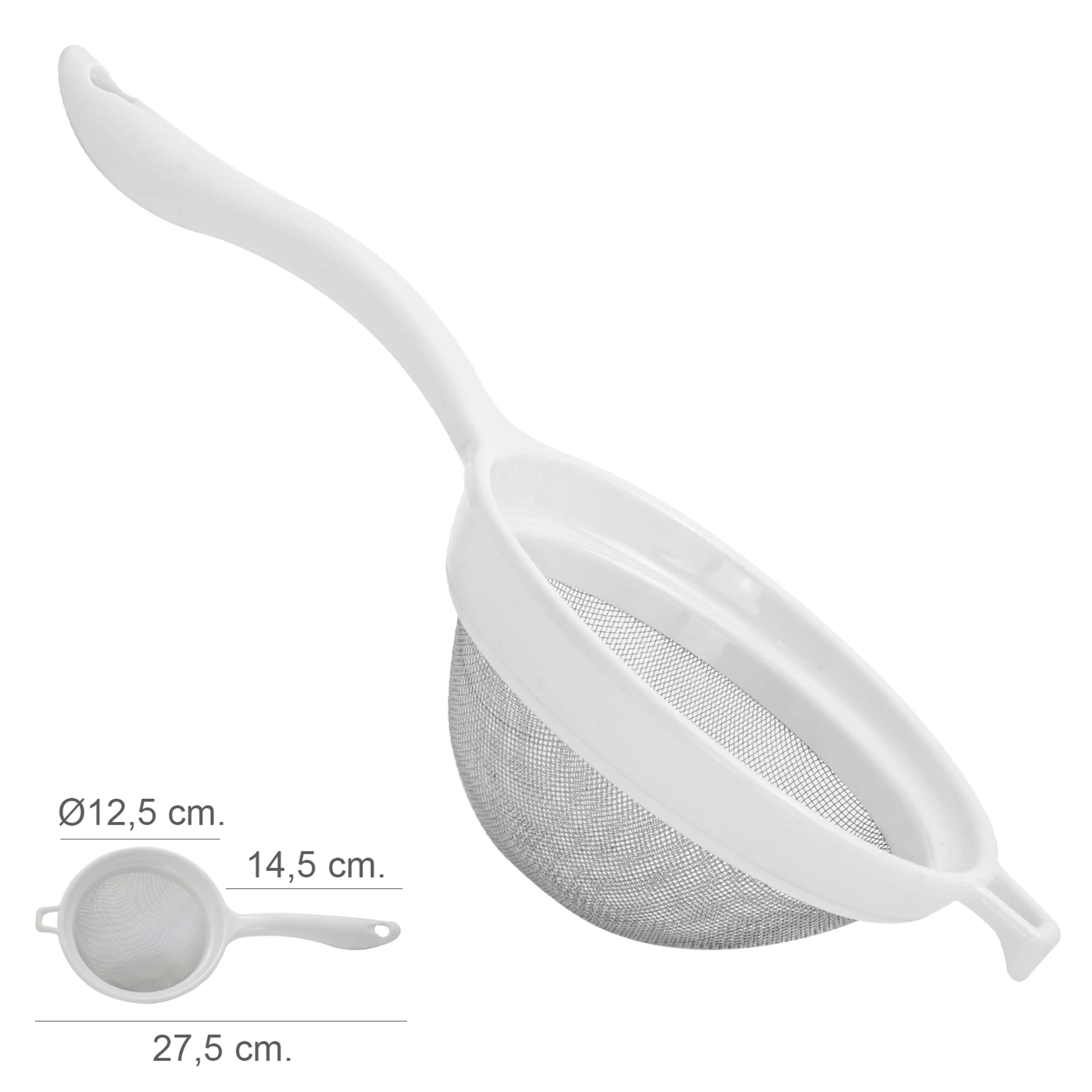 COLADOR ACERO INOXIDABLE Ø 12,5 CM.