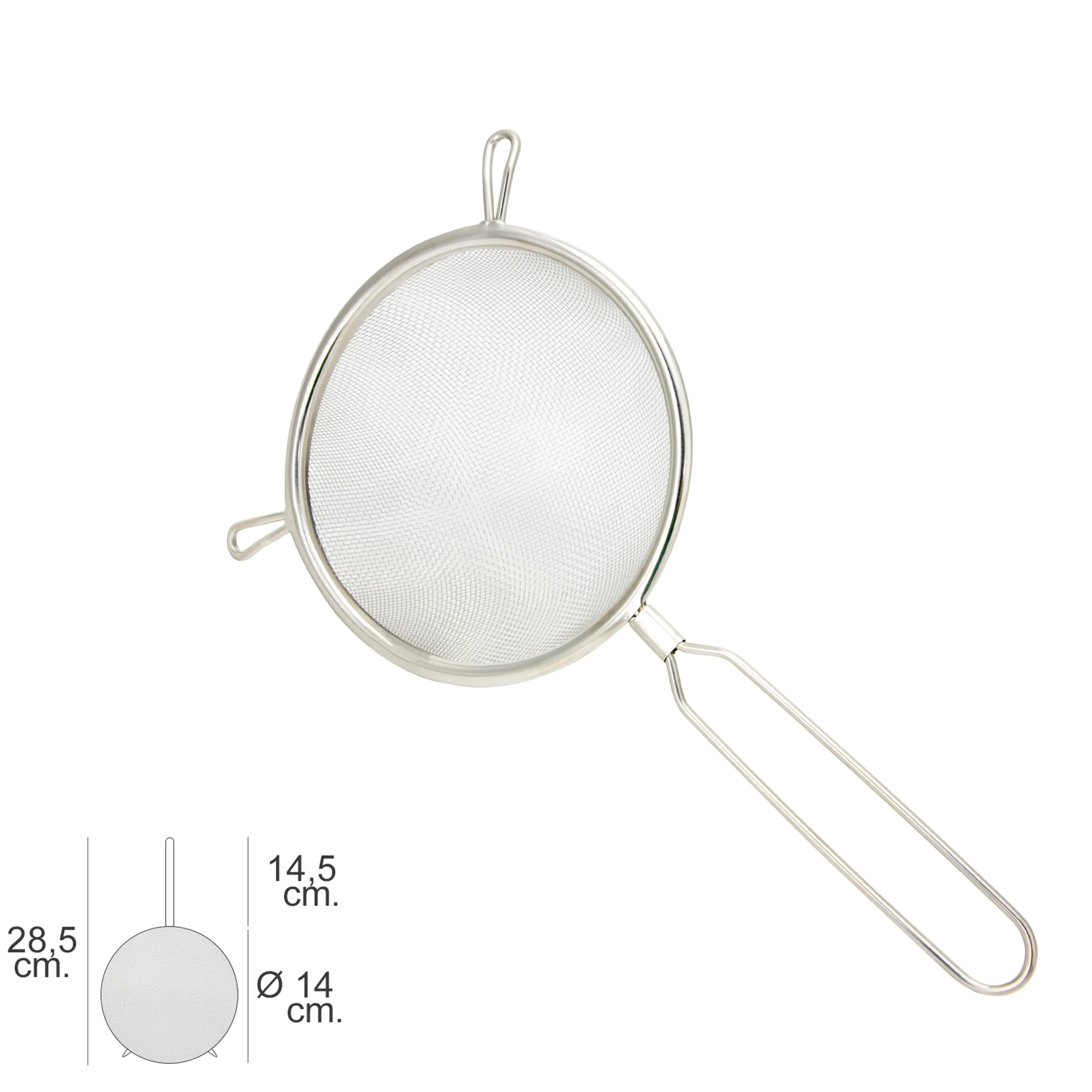 COLADOR ACERO INOXIDABLE BASIC Ø 14